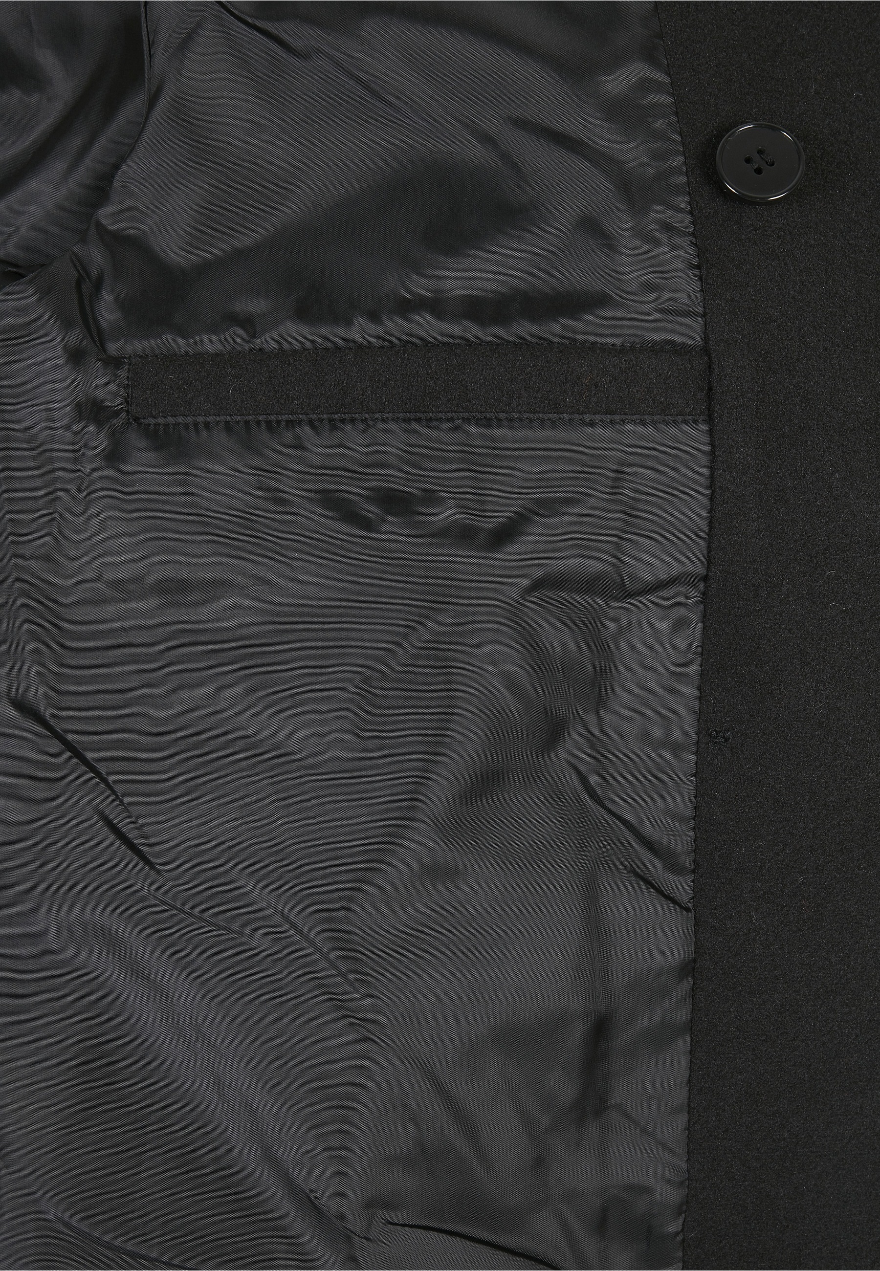 URBAN CLASSICS Allwetterjacke »Urban Classics Herren Classic Pea Coat« 1 Stk. tlg. ohne Kapuze