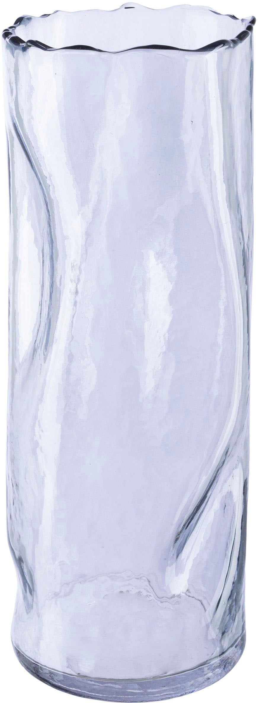 OTTO home Tischvase "Blumenvase Caline" Vase aus Glas, im Crunch-Design, Höhe ca. 30 cm
