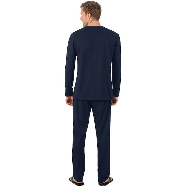 Trigema Schlafanzug »TRIGEMA Bequemer Schlafanzug aus Bio-Baumwolle (kbA)«  kaufen | BAUR