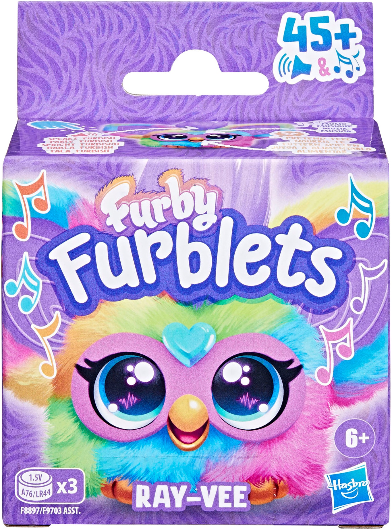 Hasbro Plüschfigur »Furby, Furblets Ray-Vee«, mit Sound