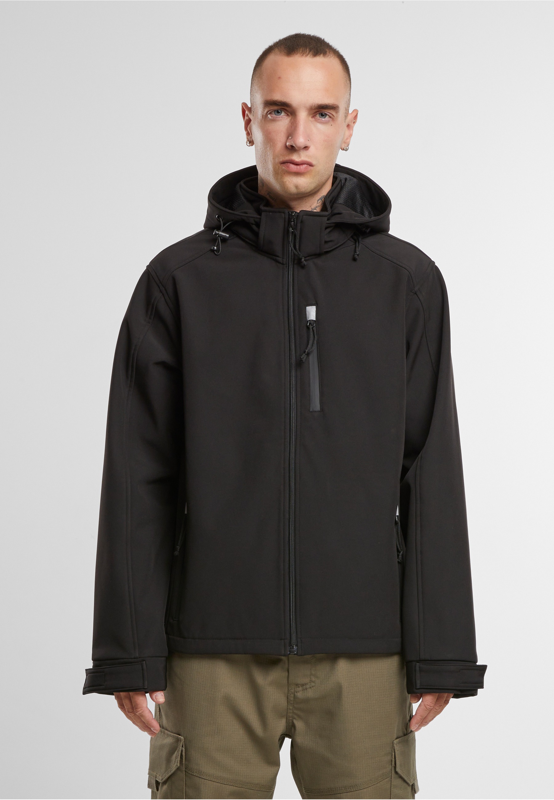 Brandit Allwetterjacke »Brandit Softshelljacket Hurricane« 1 Stk. tlg. mit Kapuze