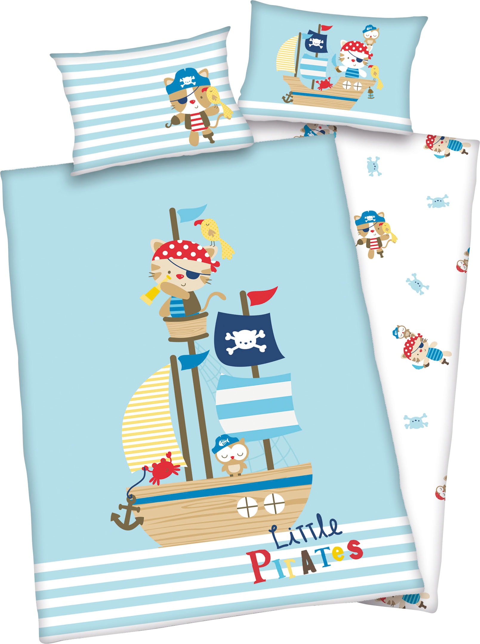 Babybettwäsche »Little Pirate«, mit niedlichem Motiv