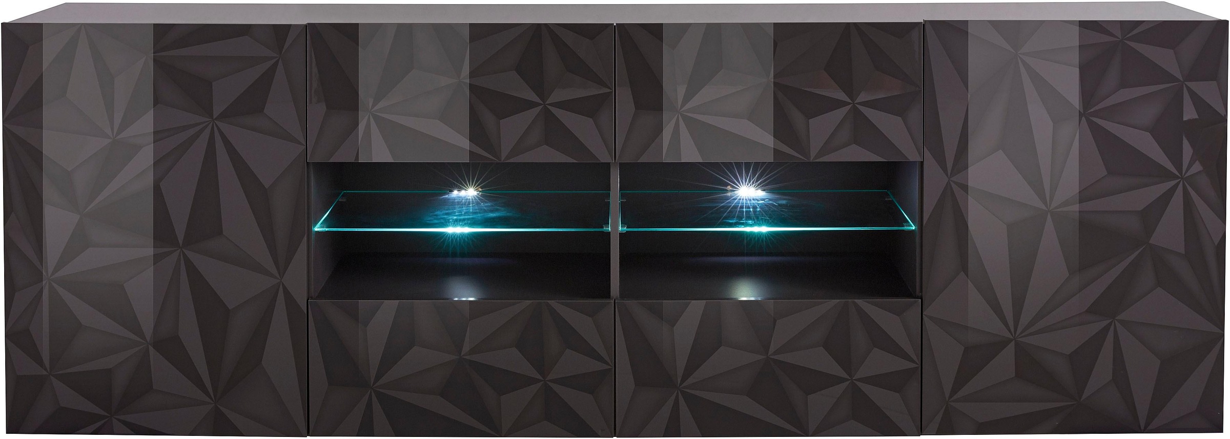 INOSIGN Sideboard "Prisma Breite 241, Kommode 2 Türen, 4 Schubkästen, Anric günstig online kaufen