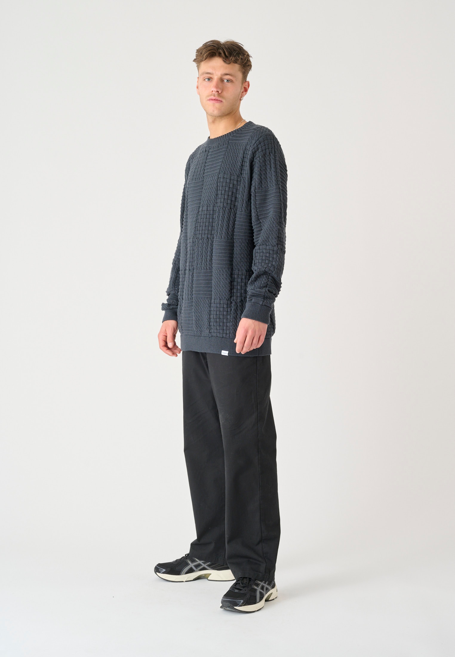 Cleptomanicx Strickpullover »Blockage«, locker geschnitten