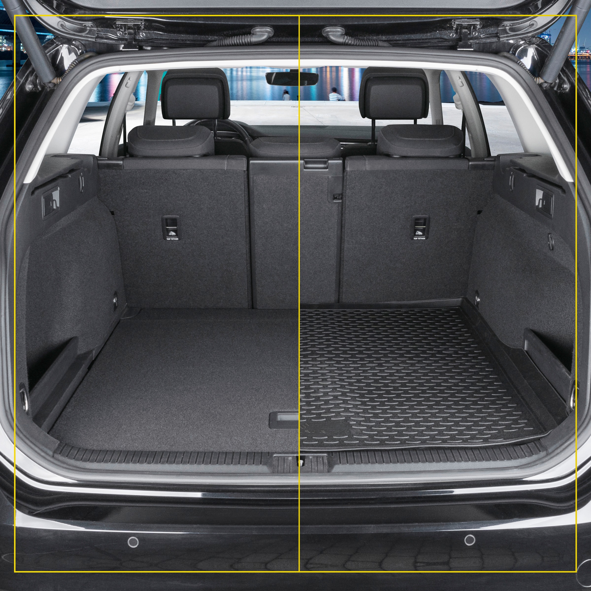 WALSER Kofferraummatte für 2017 Heute SUV, oberer ( »XTR«, X Grandland BAUR Grandland günstig X, | Opel, Opel Ladeboden A18) 