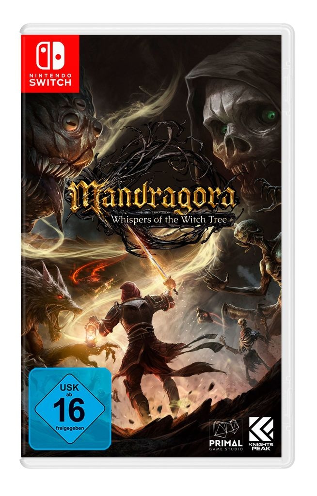 KNIGHTS PEAK Spielesoftware "Mandragora: Whispers of the Witch Tree", Nintendo Switchohne farbbezeichnung, Spielesoftware