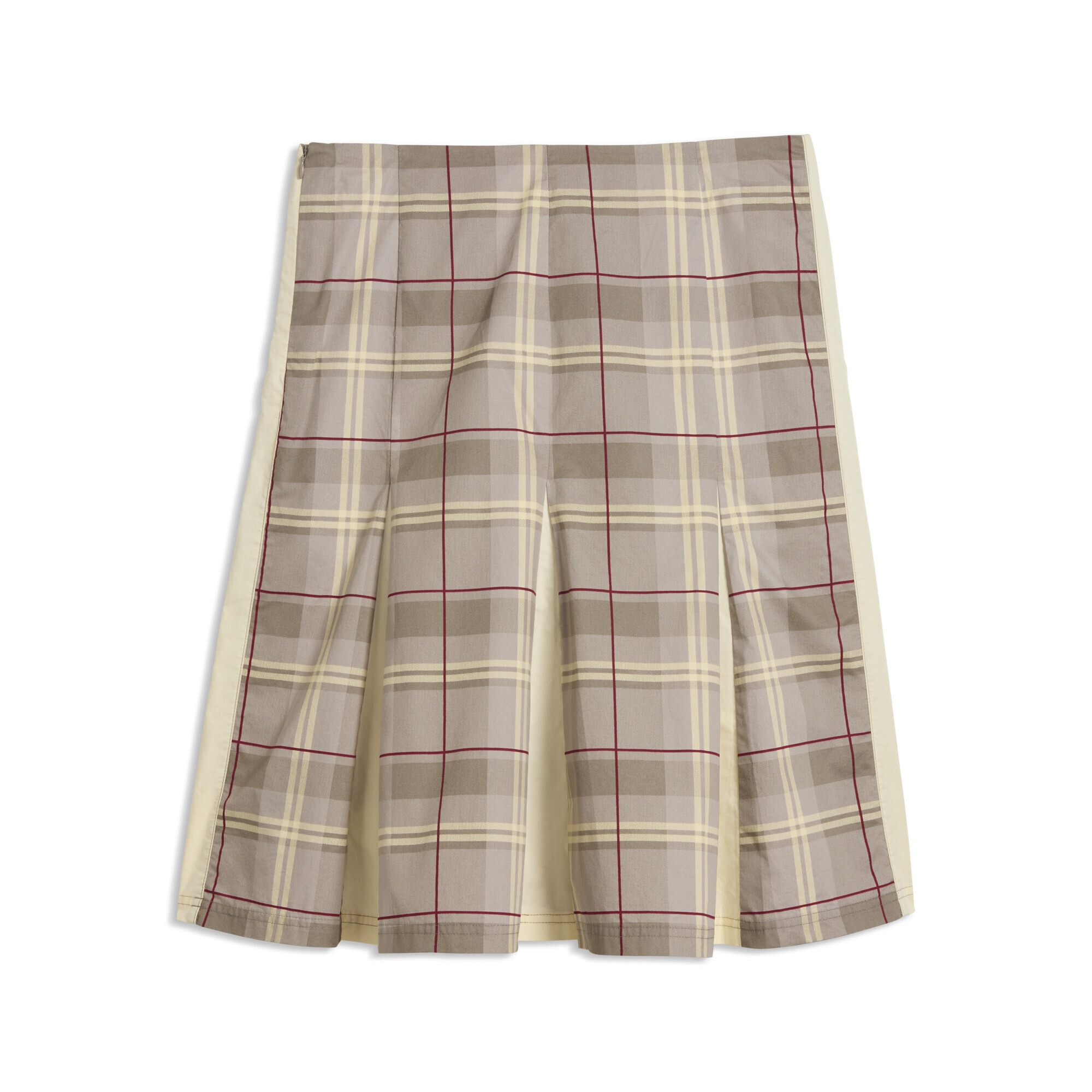 PUMA Jerseyrock »T7 Pleated Tartan-Midirock Damen«