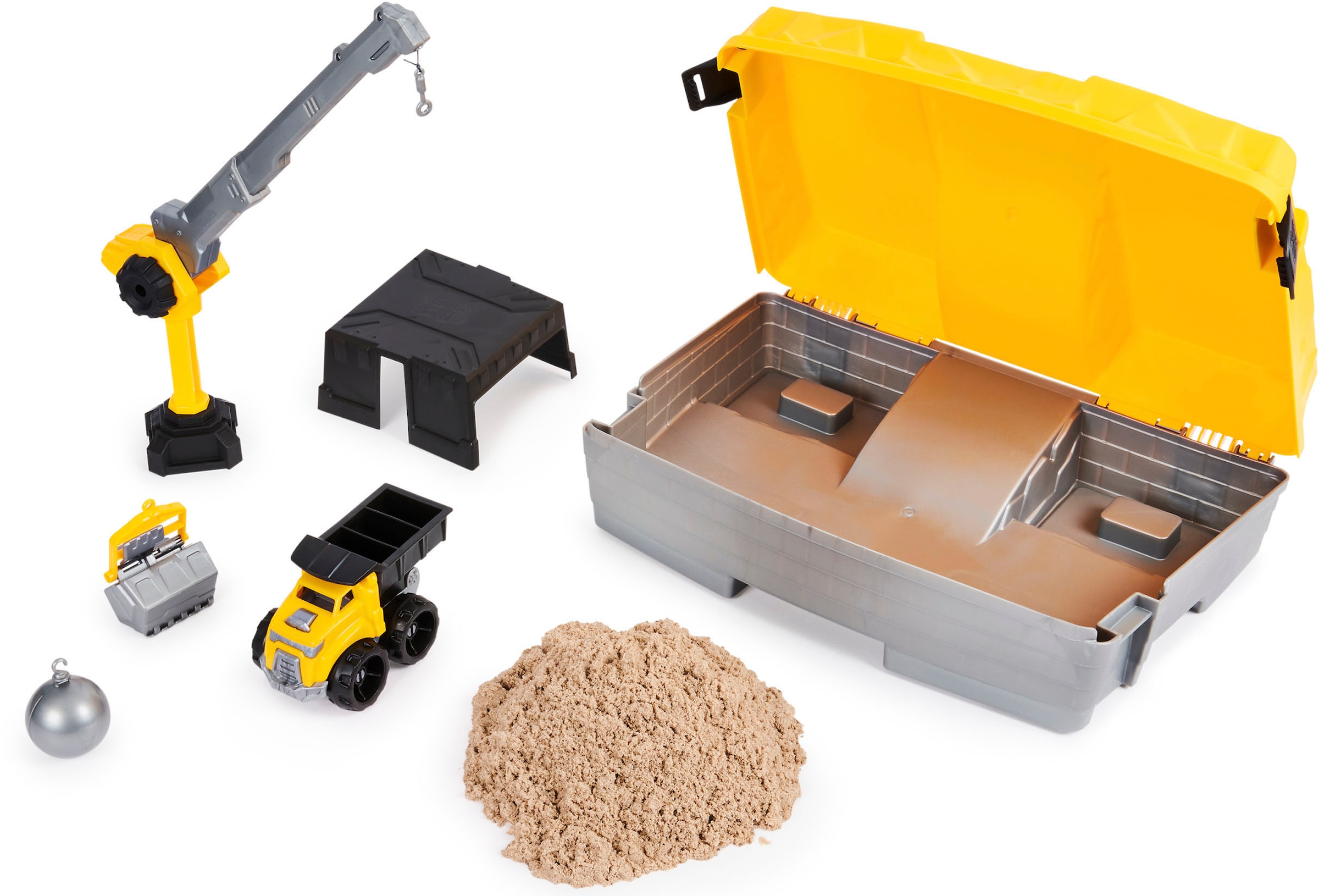 Spin Master Kreativset »Kinetic Sand - Construction Folding Sandbox 907 g«