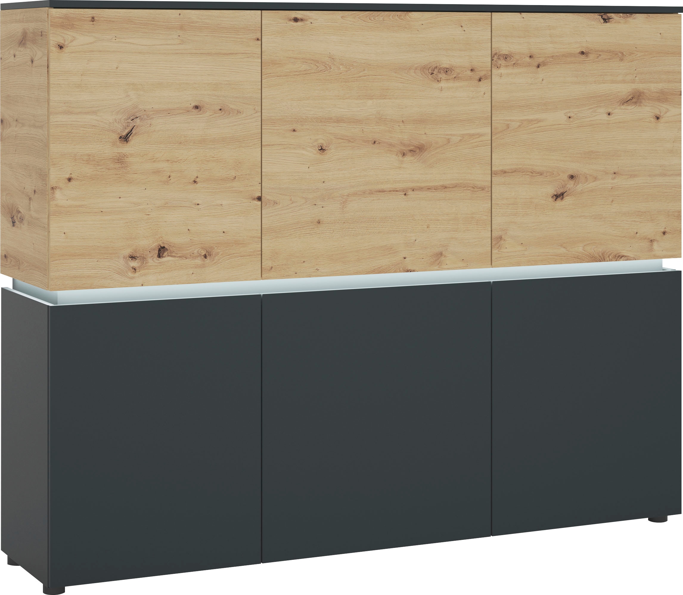 Home affaire Highboard "Luci" Breite 165,5 cm günstig online kaufen