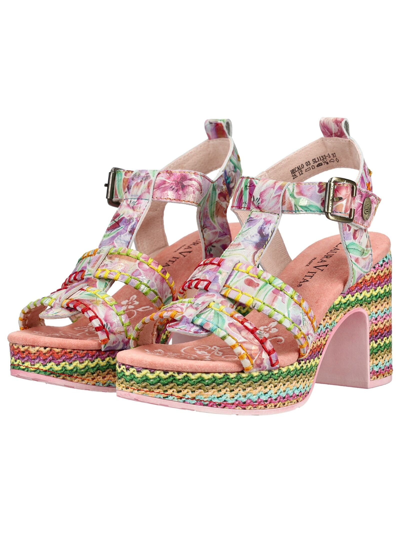 LAURA VITA High-Heel-Sandalette »LAURA VITA Sandalen Leder«