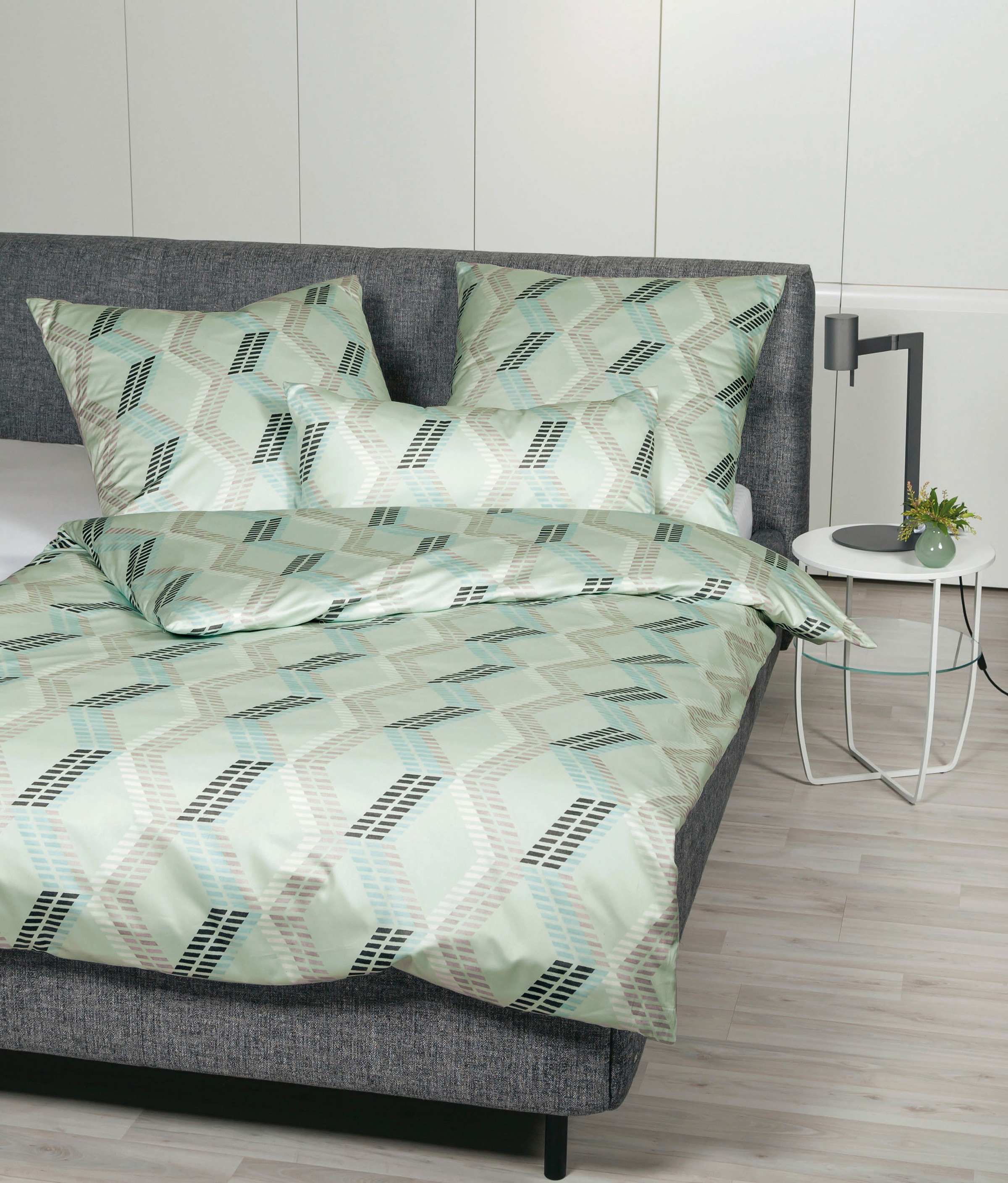 Janine Bettwäsche "MILANO 45068" 2 Stk. tlg. mit Reißverschluss günstig online kaufen