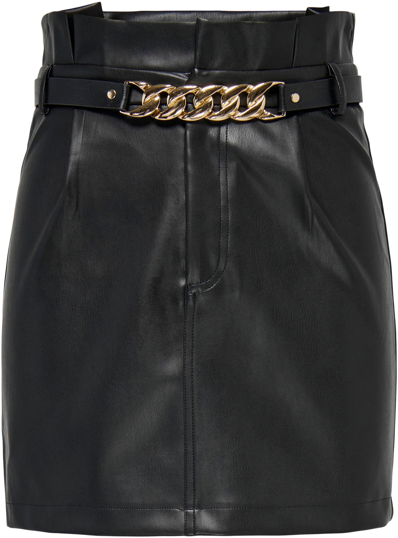 ONLY Lederimitatrock »ONLTINA FAUX LEATHER PENCIL SKIRT OTW«, mit Paperbag Bund kaufen