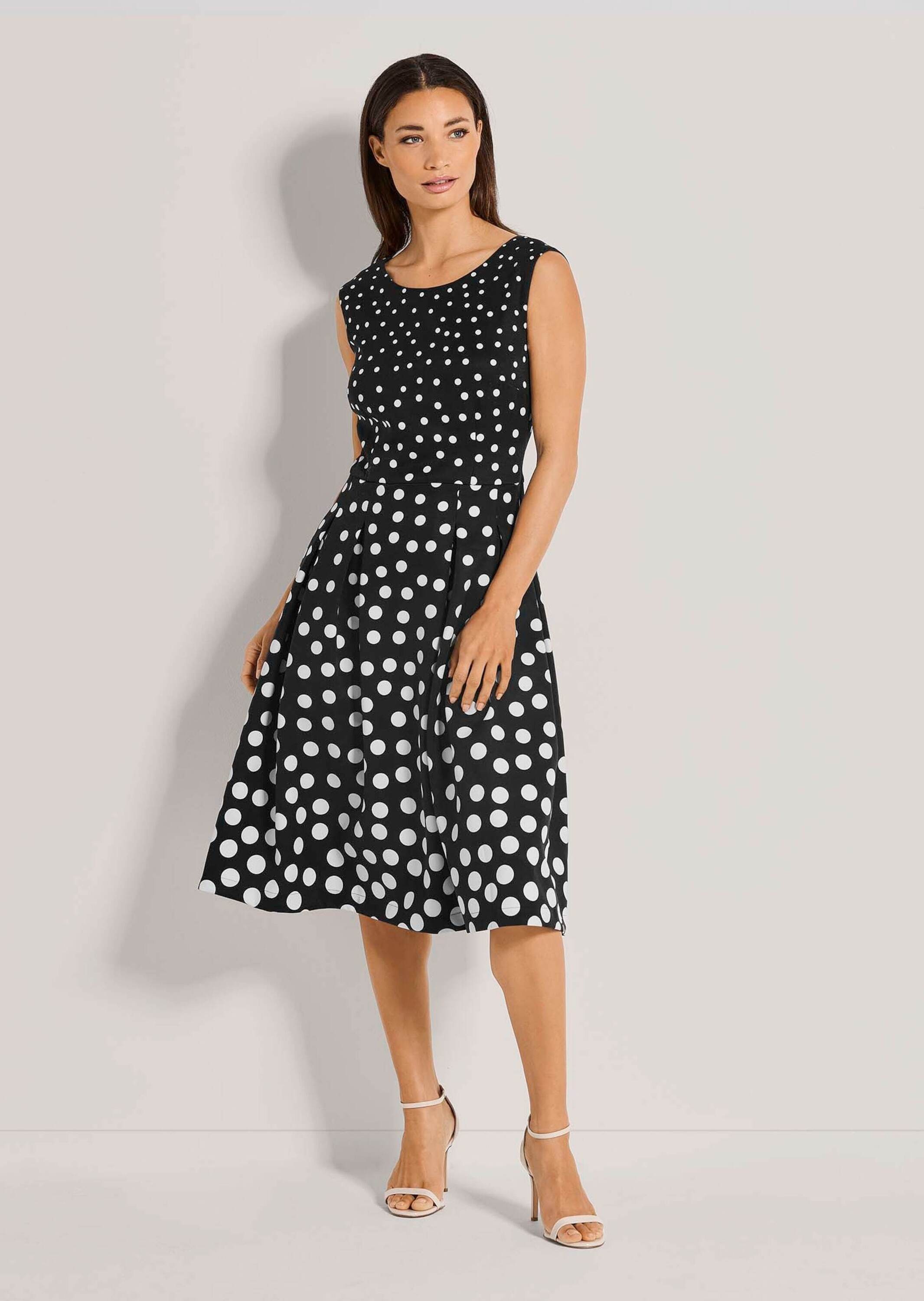 MADELEINE Sommerkleid "Kleid Kurzarm Tupfenkleid in Midilänge" günstig online kaufen