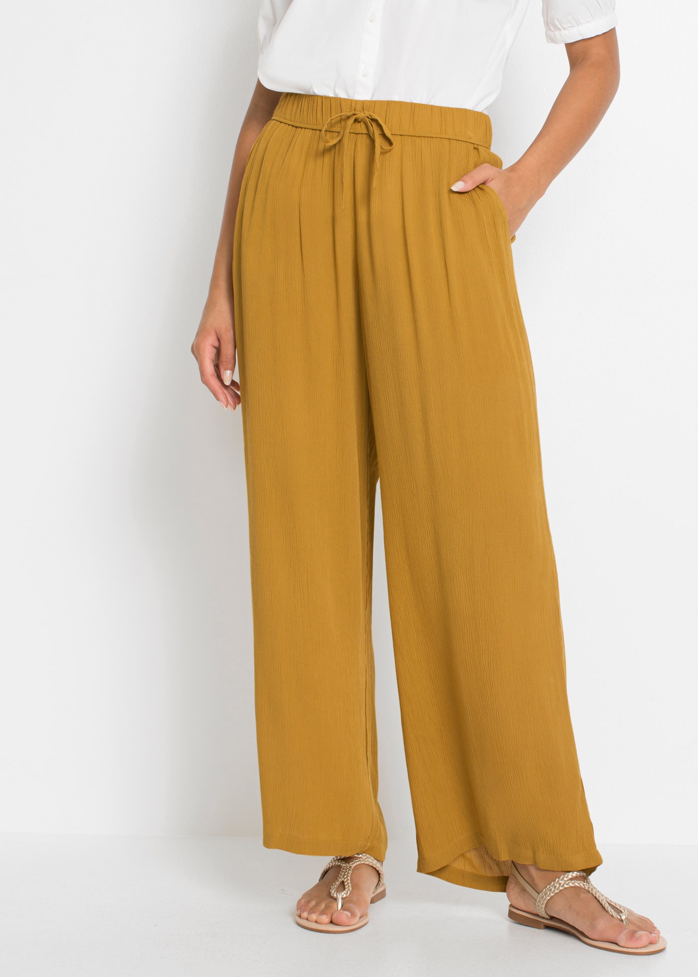 bonprix Marlene-Hose "Marlenehose aus fließender Viskose" Marlenehose aus f günstig online kaufen