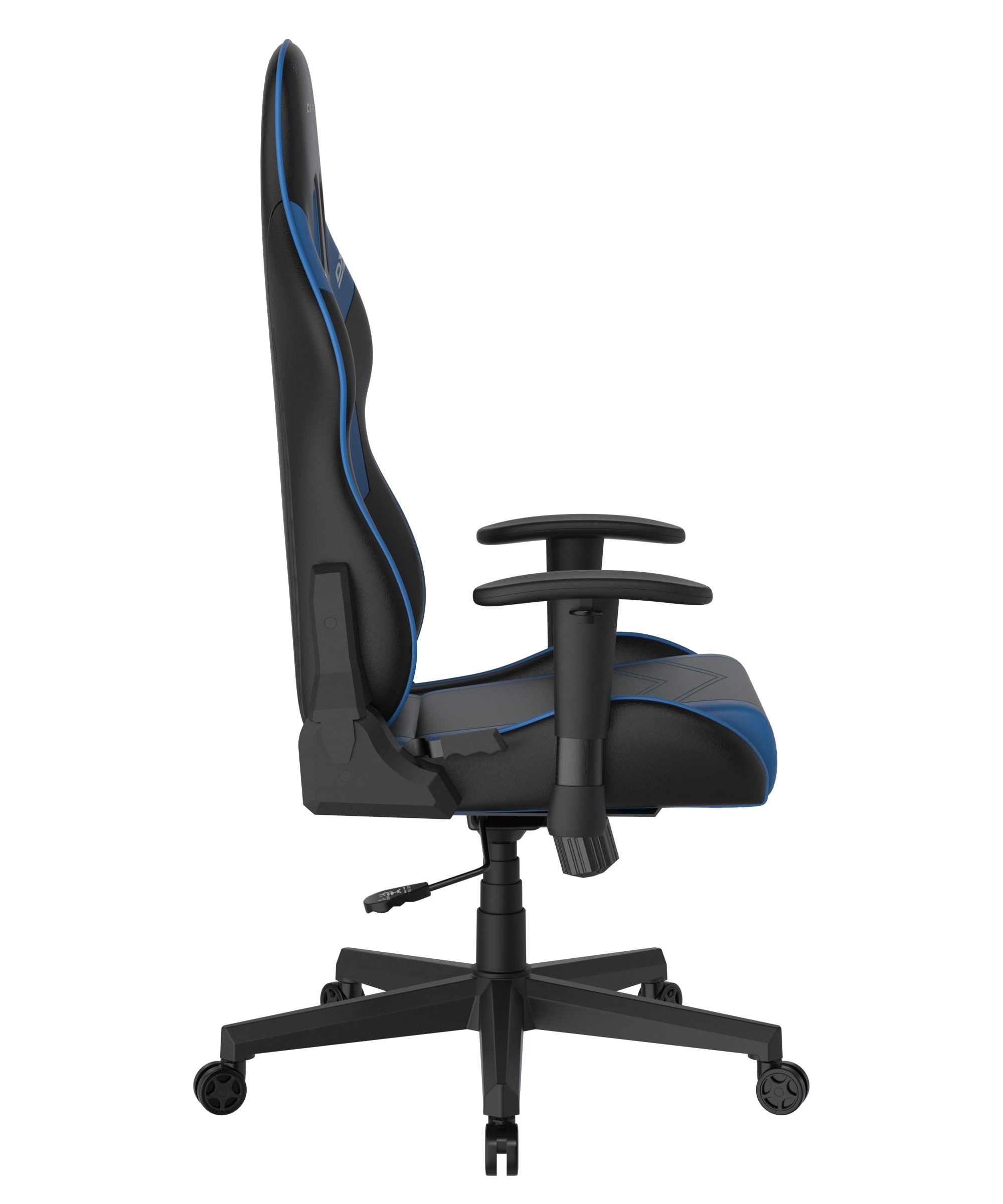 DXRacer Gaming-Stuhl »Prince Gaming Chair Regular L, PVC, schwarz blau«