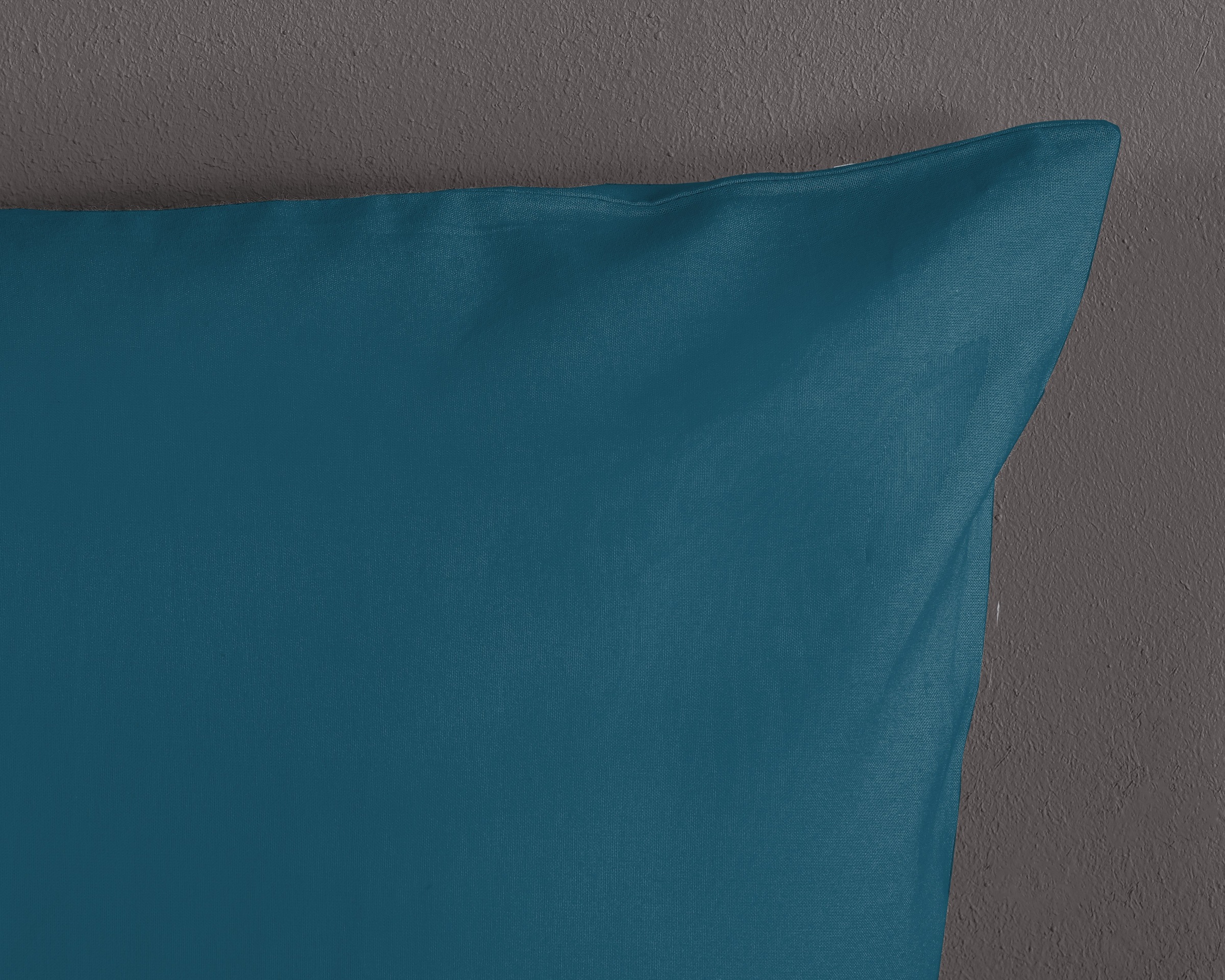 PURE luxury collection Bettwäsche »Pure uni«, Mikrofaser, Pflegeleicht, Weich, Uni, Unifarben, Reißverschluss