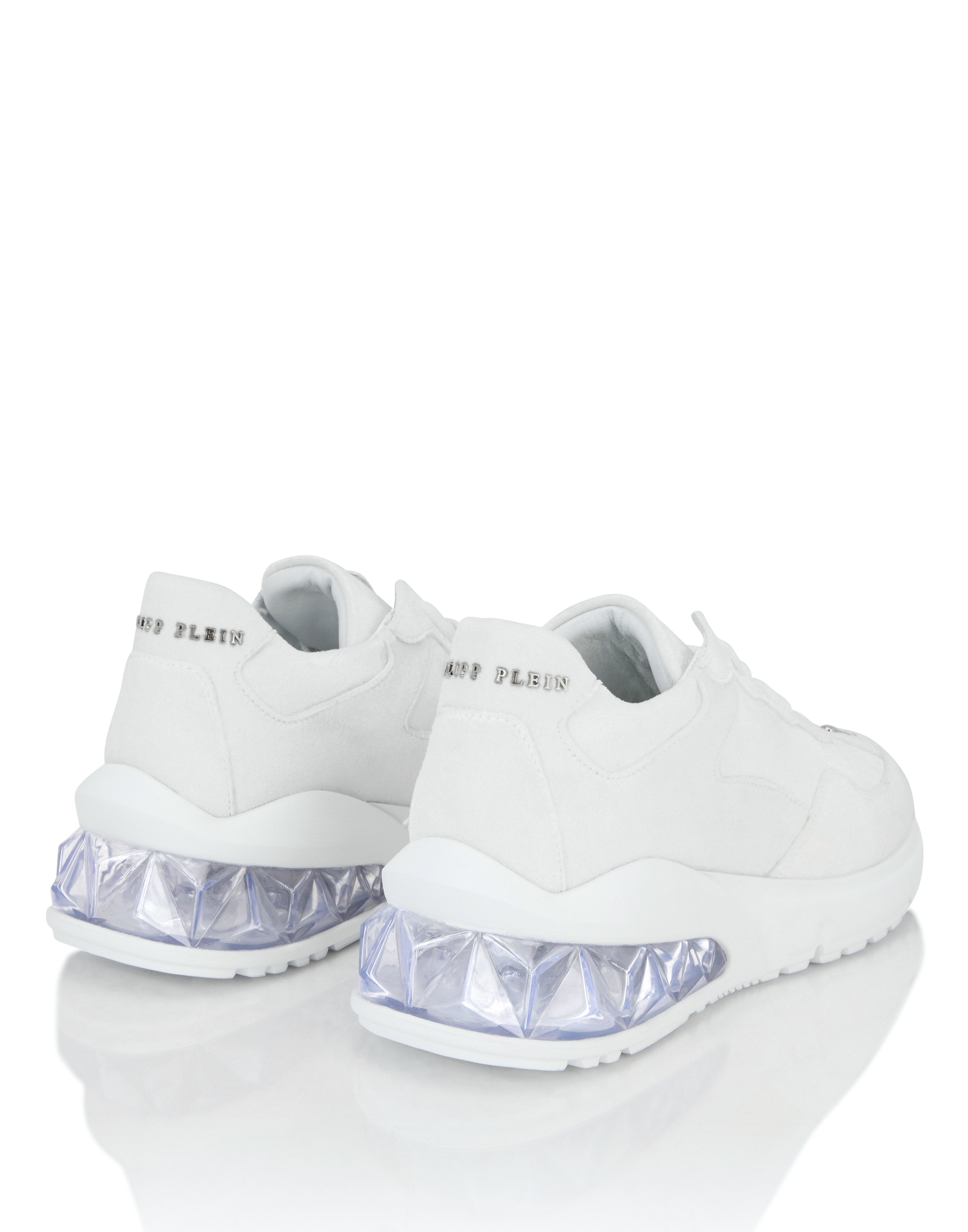 Sneaker PHILIPP PLEIN "Läufer Sneaker", Damen, Gr. 36, Normalschaft, 01, weiß, Schuhe Sneaker 3