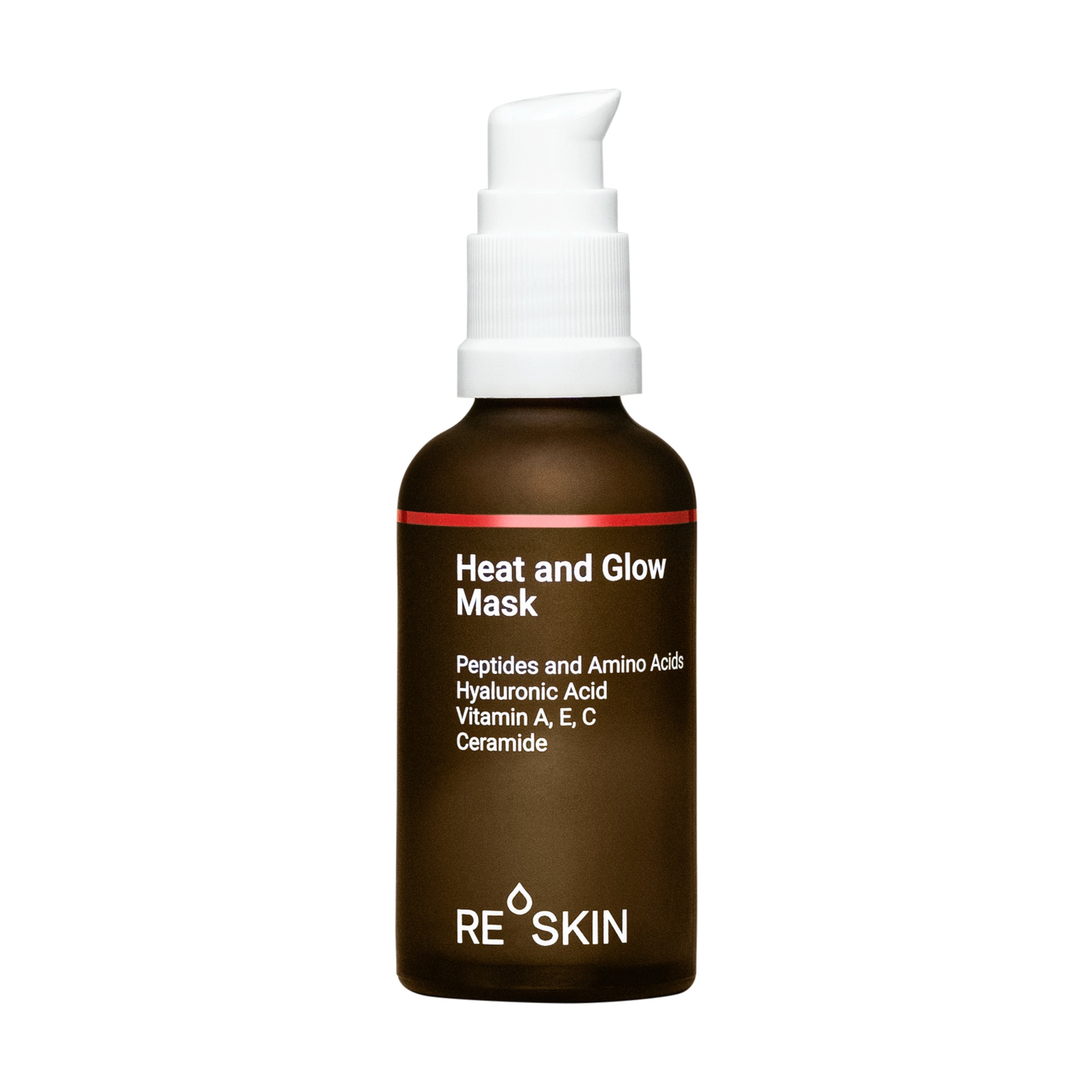 RE-SKIN Gesichtslotion "Heat and Glow Mask"braun, Hautpflegemittel