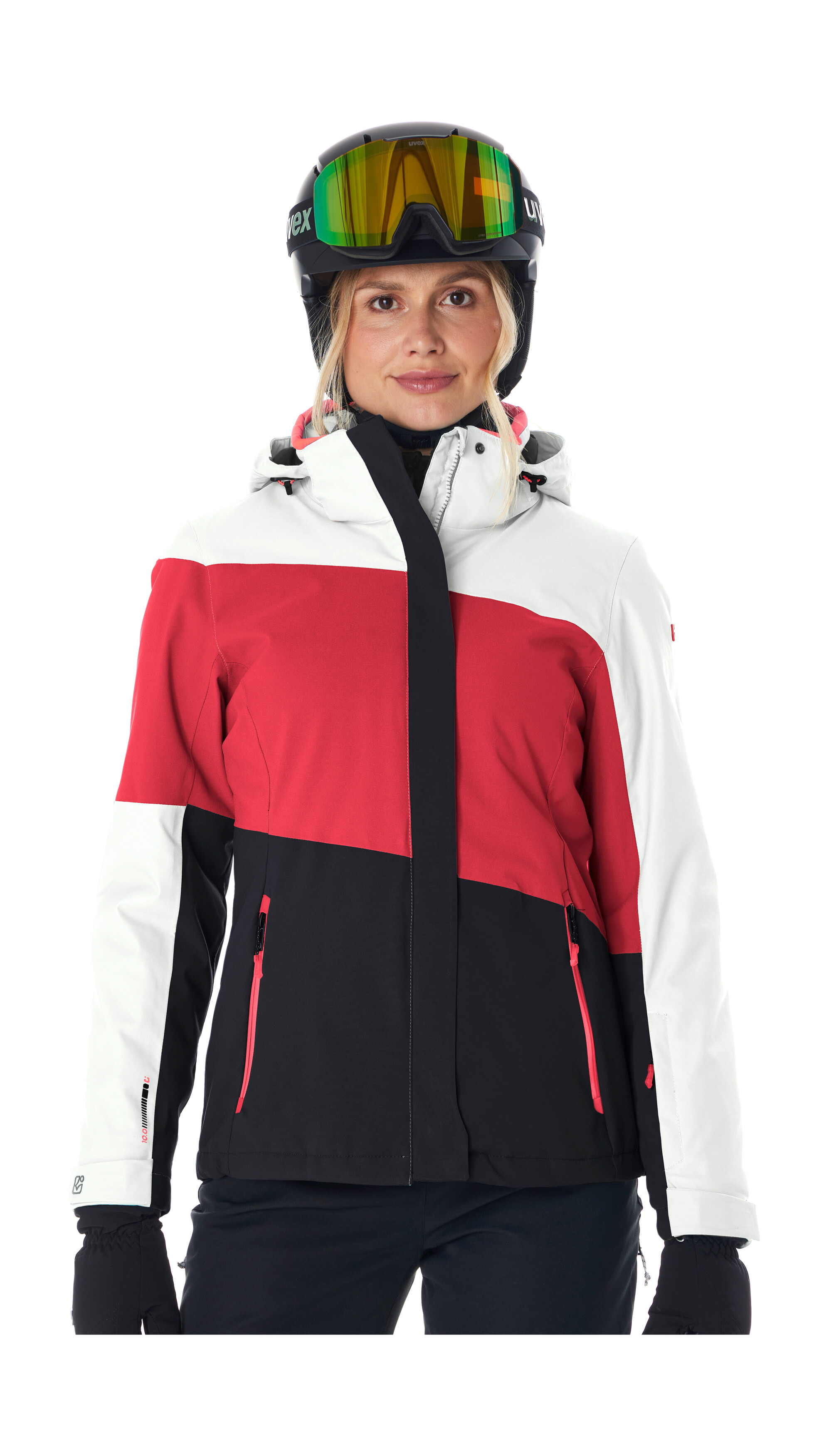 Killtec Skijacke "KSW 67 WMN SKI JCKT" Damen Skijacke: wasserdicht, atmungsaktiv, abnehmbare Kapuze