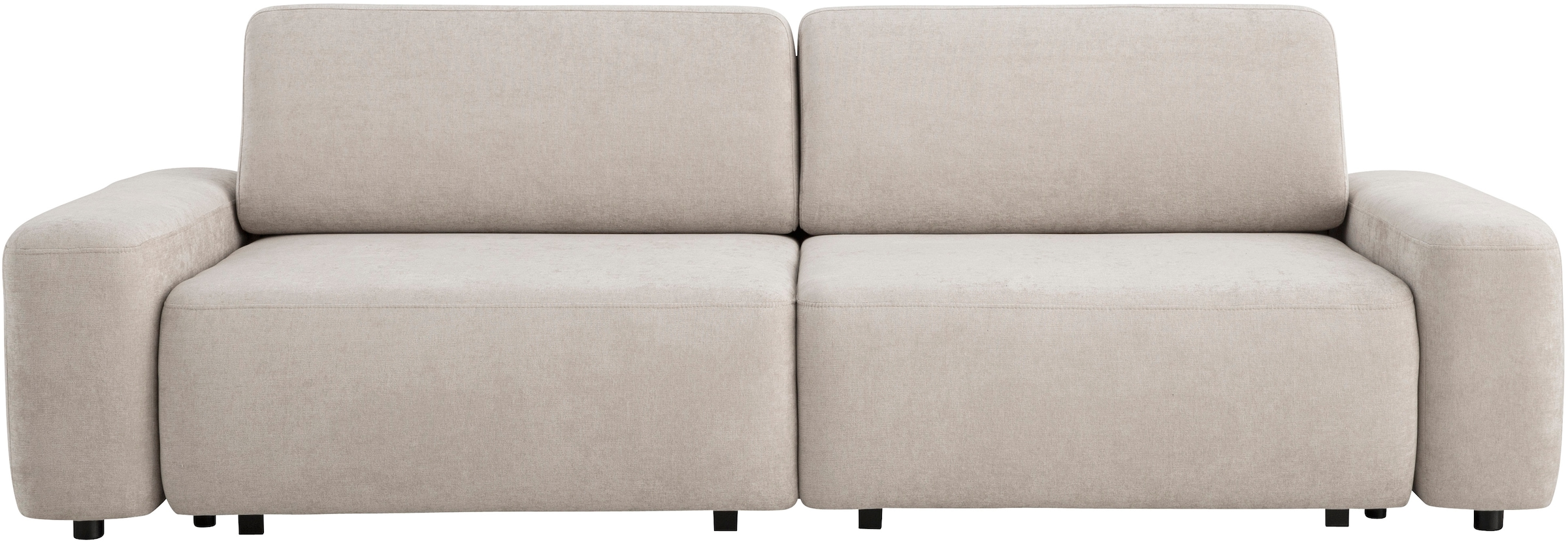 Home affaire 3-Sitzer "TORGE (257cm), Sofa,Schlafsofa in Cord, Samtvelours, günstig online kaufen
