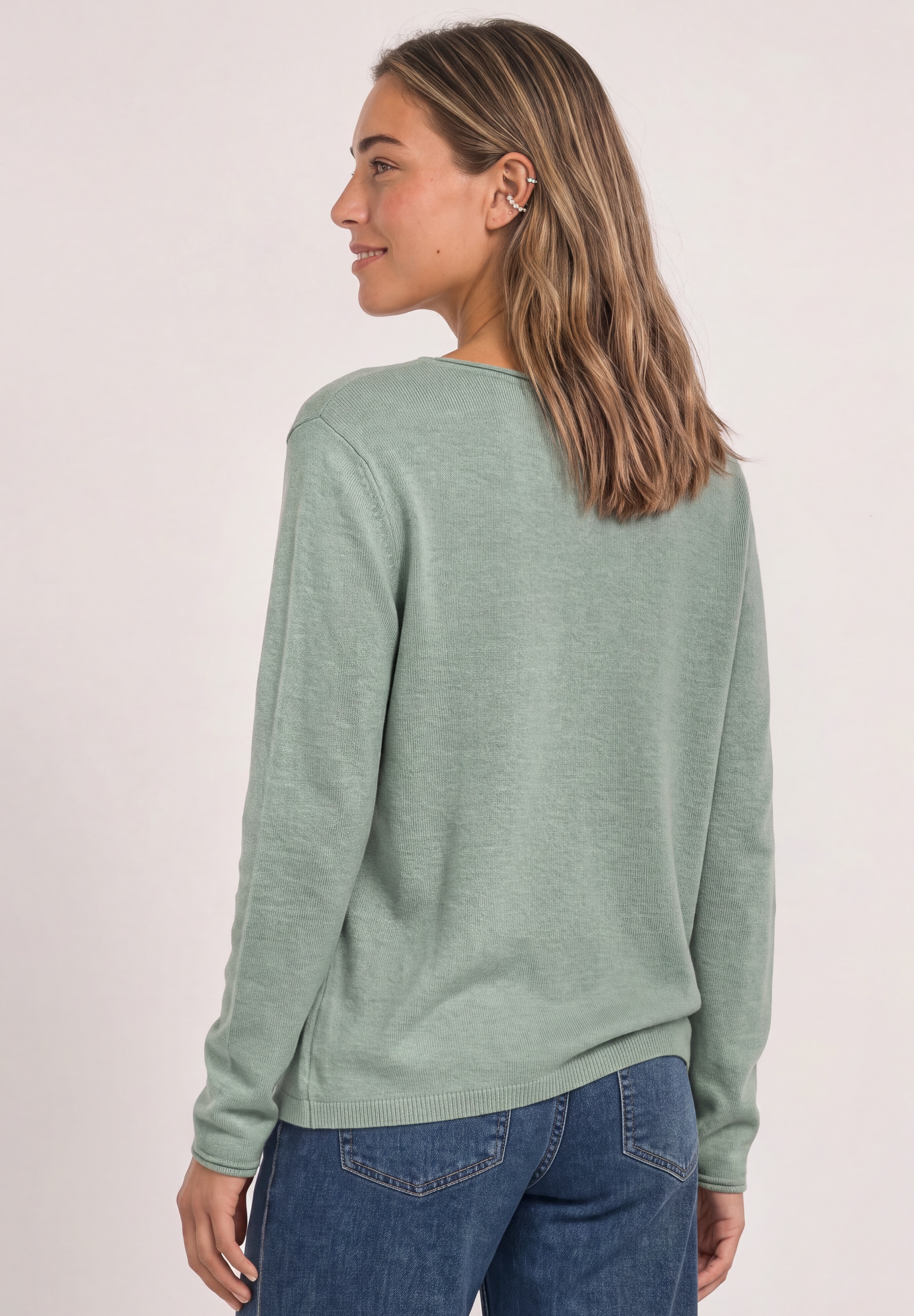 STREET ONE Strickpullover mit U-Boot-Ausschnitt