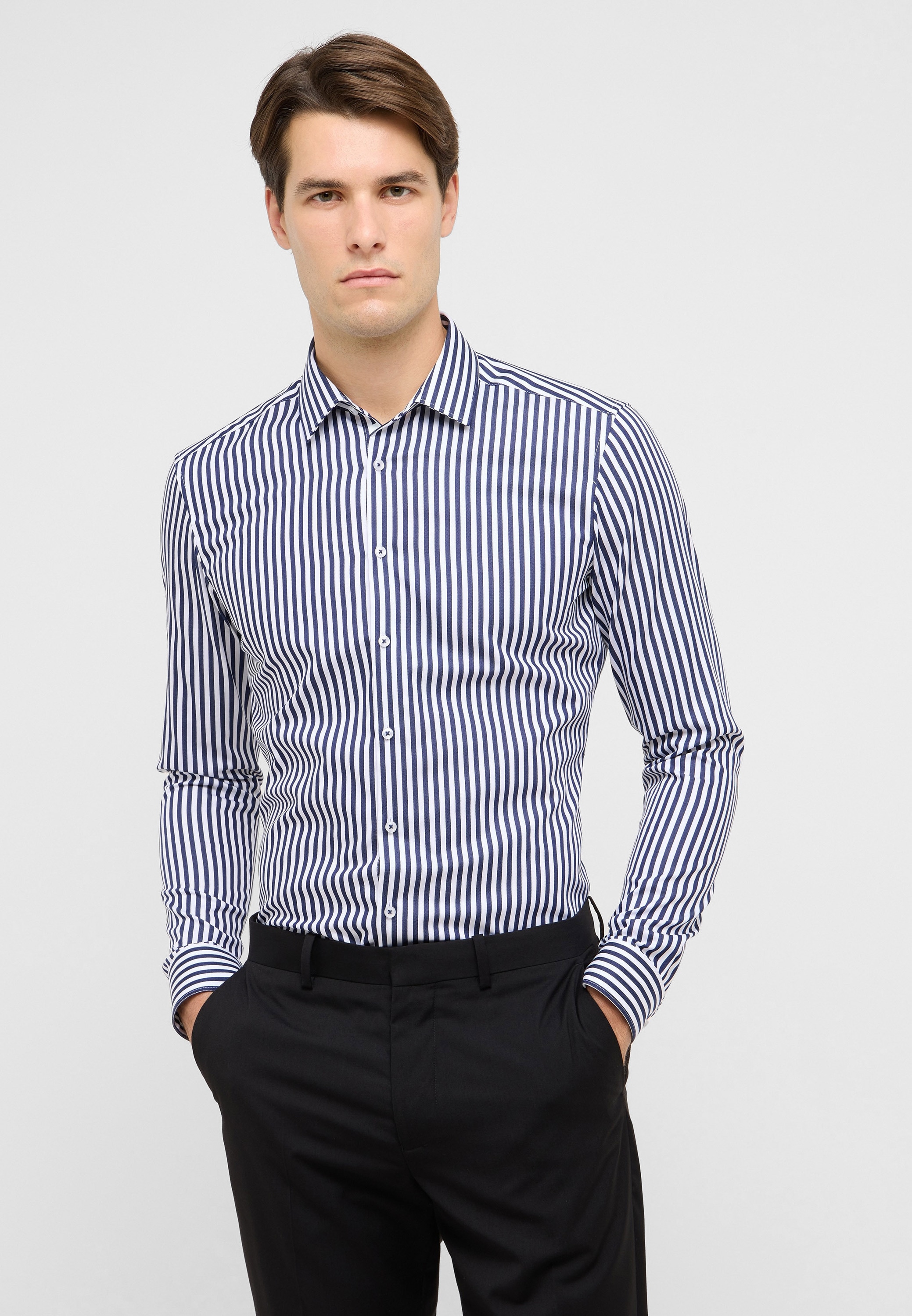 Eterna Langarmhemd "SUPER SLIM" NON IRON (bügelfrei) günstig online kaufen