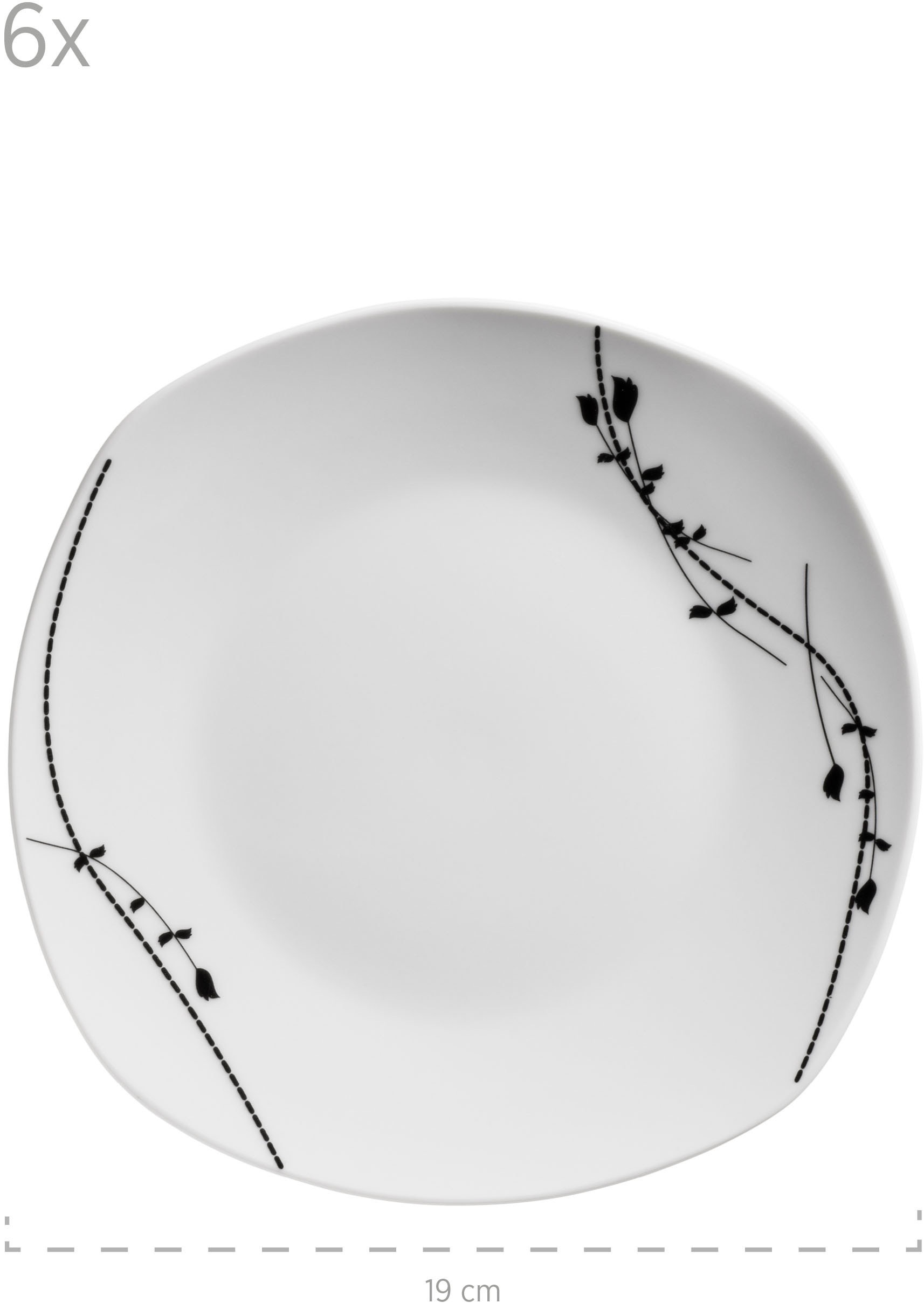 MÄSER Teller-Set »LONDRA, Geschirr-Set, Porzellan«