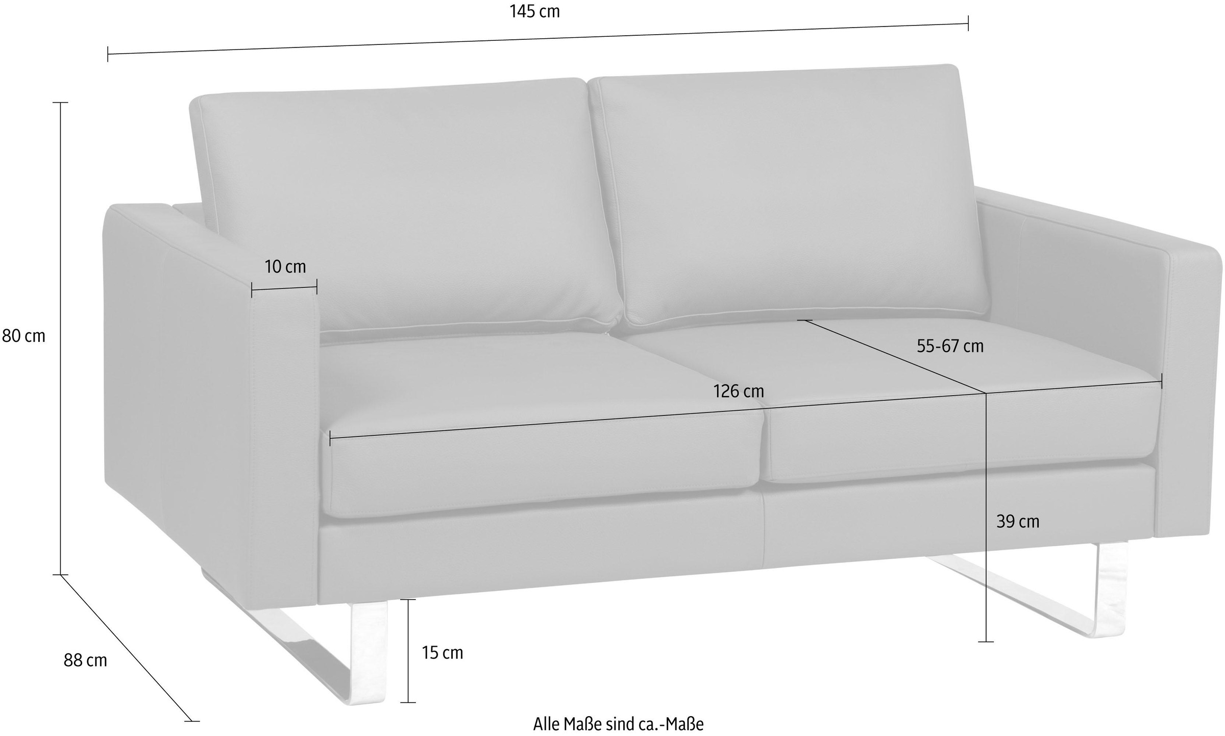 Alte Gerberei 2-Sitzer »Velina«, mit Metallkufen