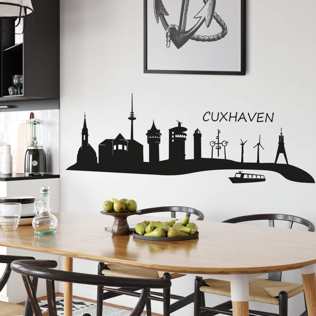 Wall-Art Wandtattoo »XXL Stadt Skyline 120cm«, BAUR St.) (1 | Cuxhaven bestellen