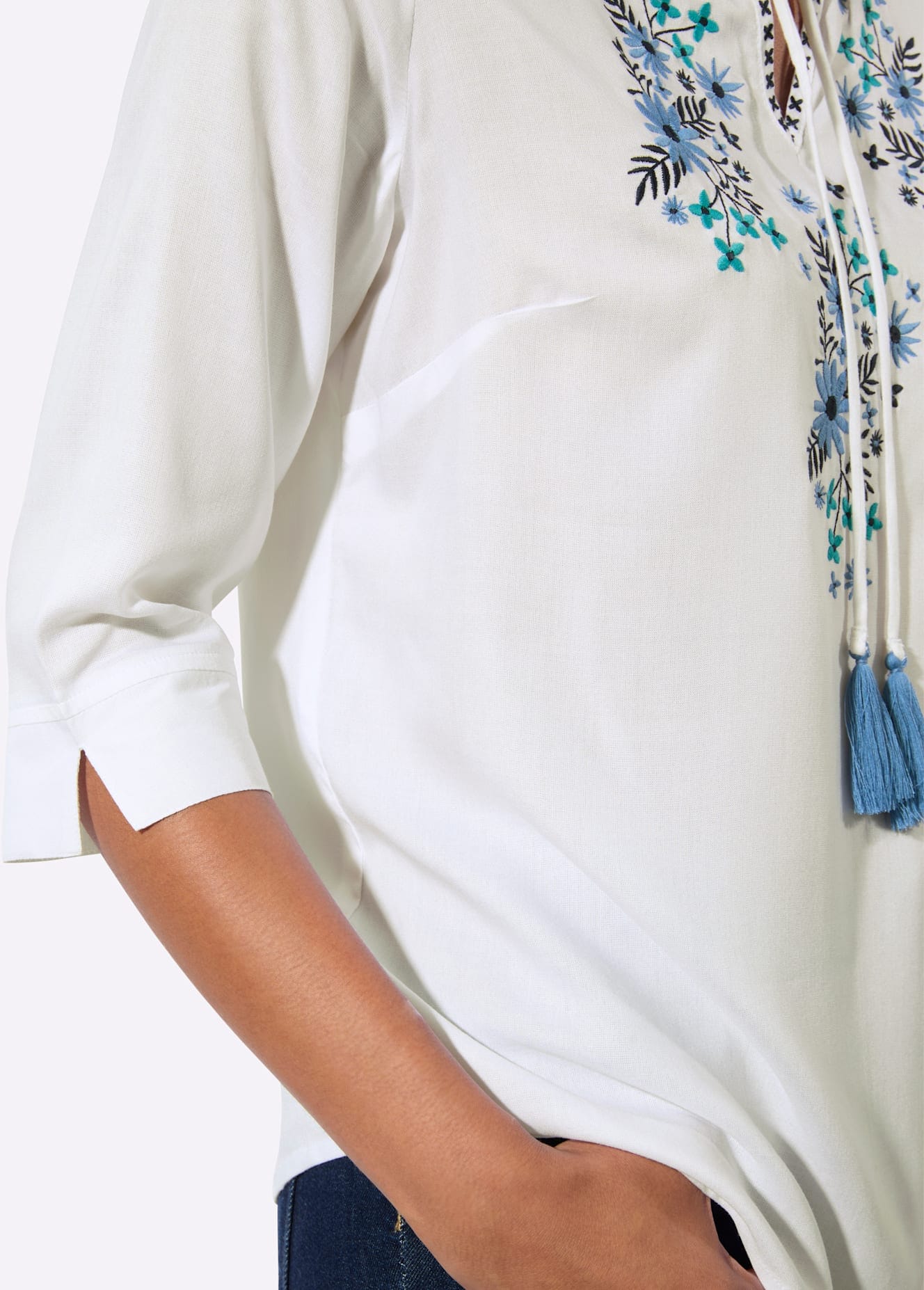 Inspirationen Longbluse