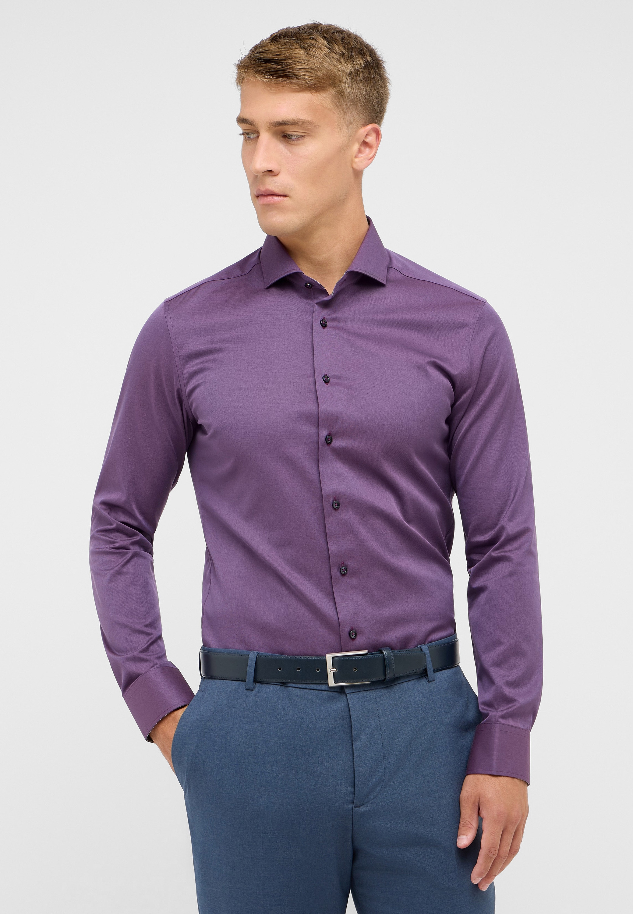 Eterna Langarmhemd "SLIM FIT", NON IRON (bügelfrei) günstig online kaufen