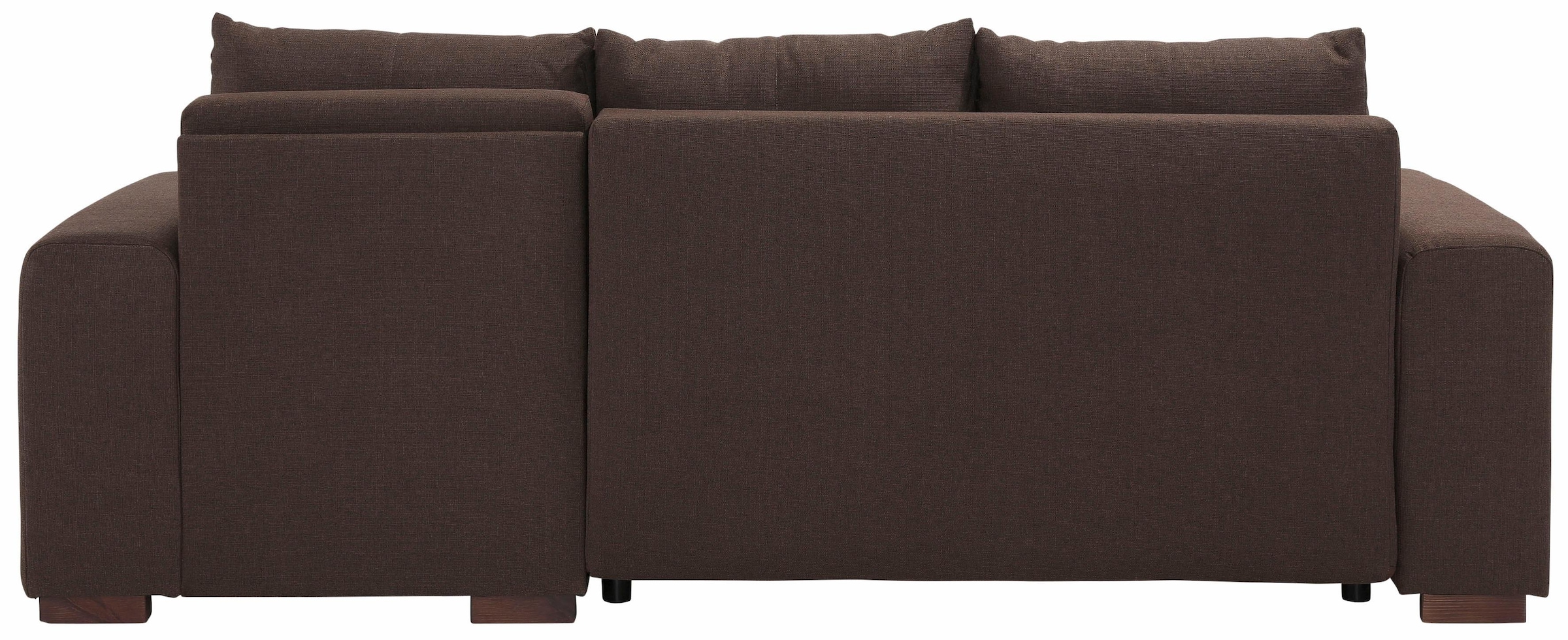 Home affaire Ecksofa »Viborg L-Form«, mit Regal in der Armlehne, wahlweise mit Bettfunktion