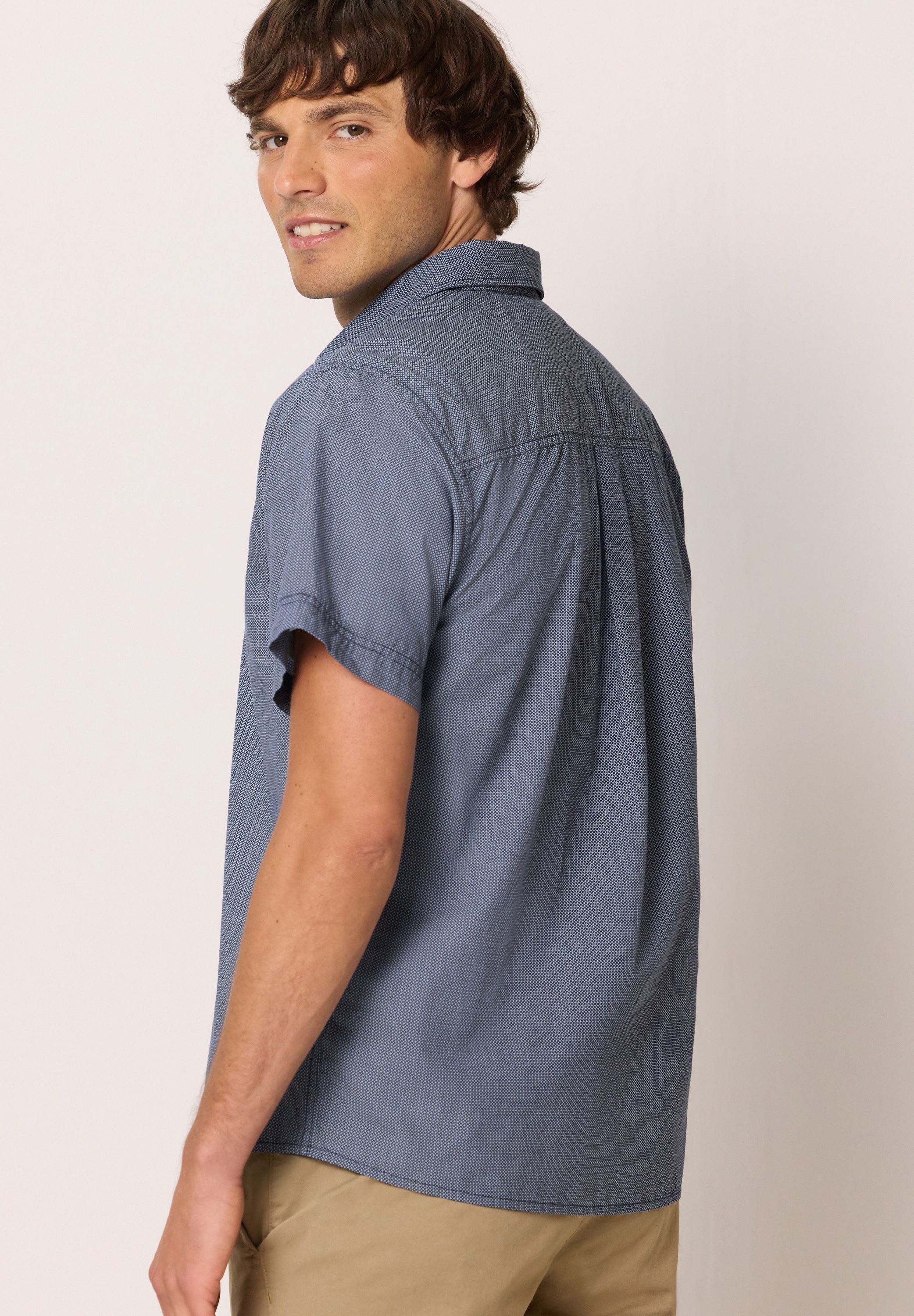 STREET ONE MEN Kurzarmhemd mit Brusttasche