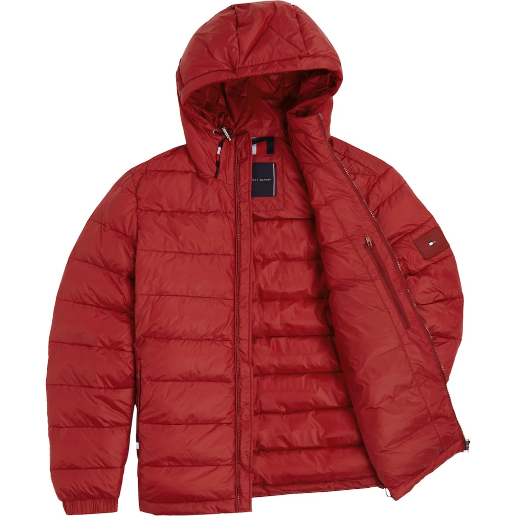 Tommy Hilfiger Steppjacke »QUILTED HOODED JACKET«, mit Kapuze