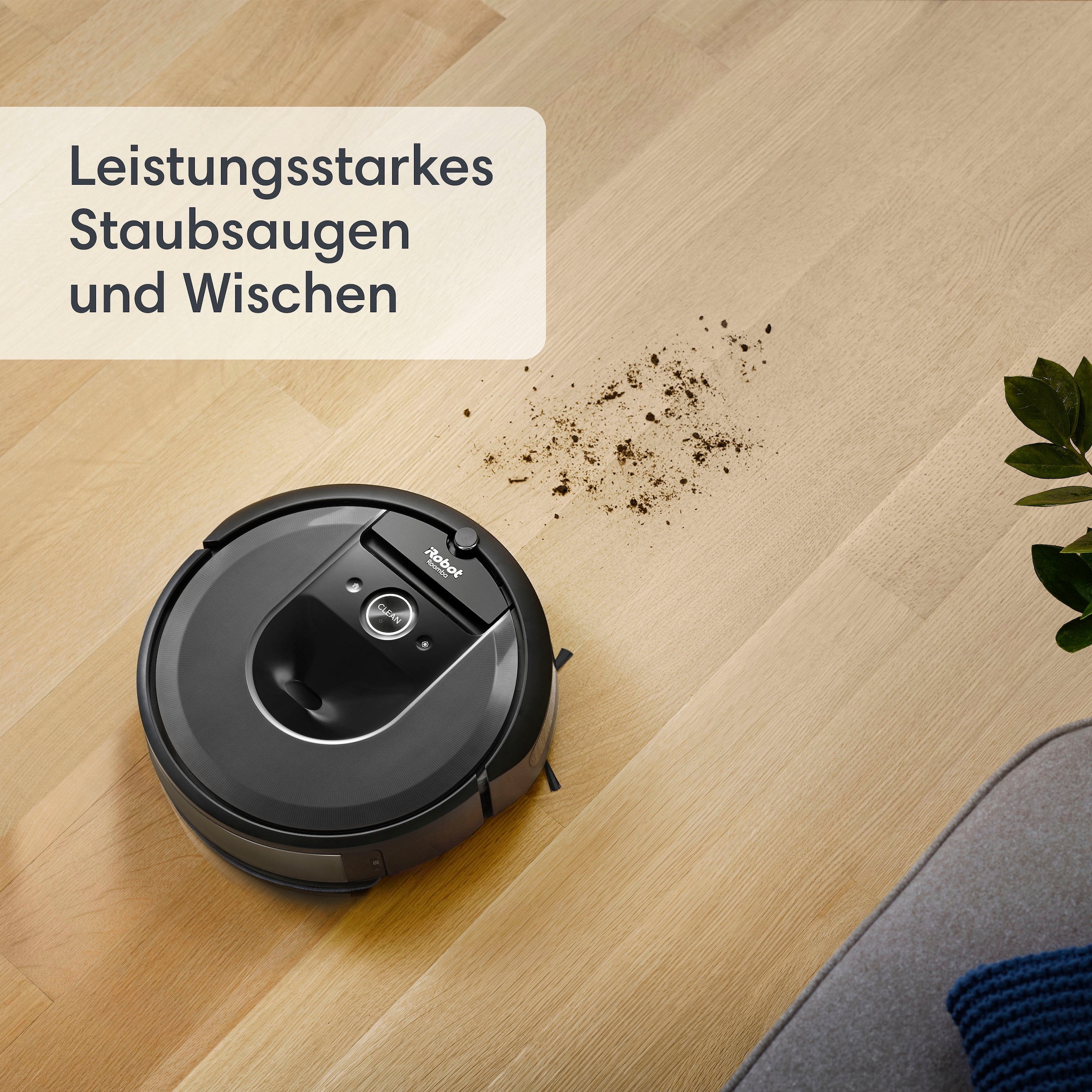 iRobot Saugroboter »Roomba (i817840); i8 Saug-und Wischroboter« BAUR | Combo