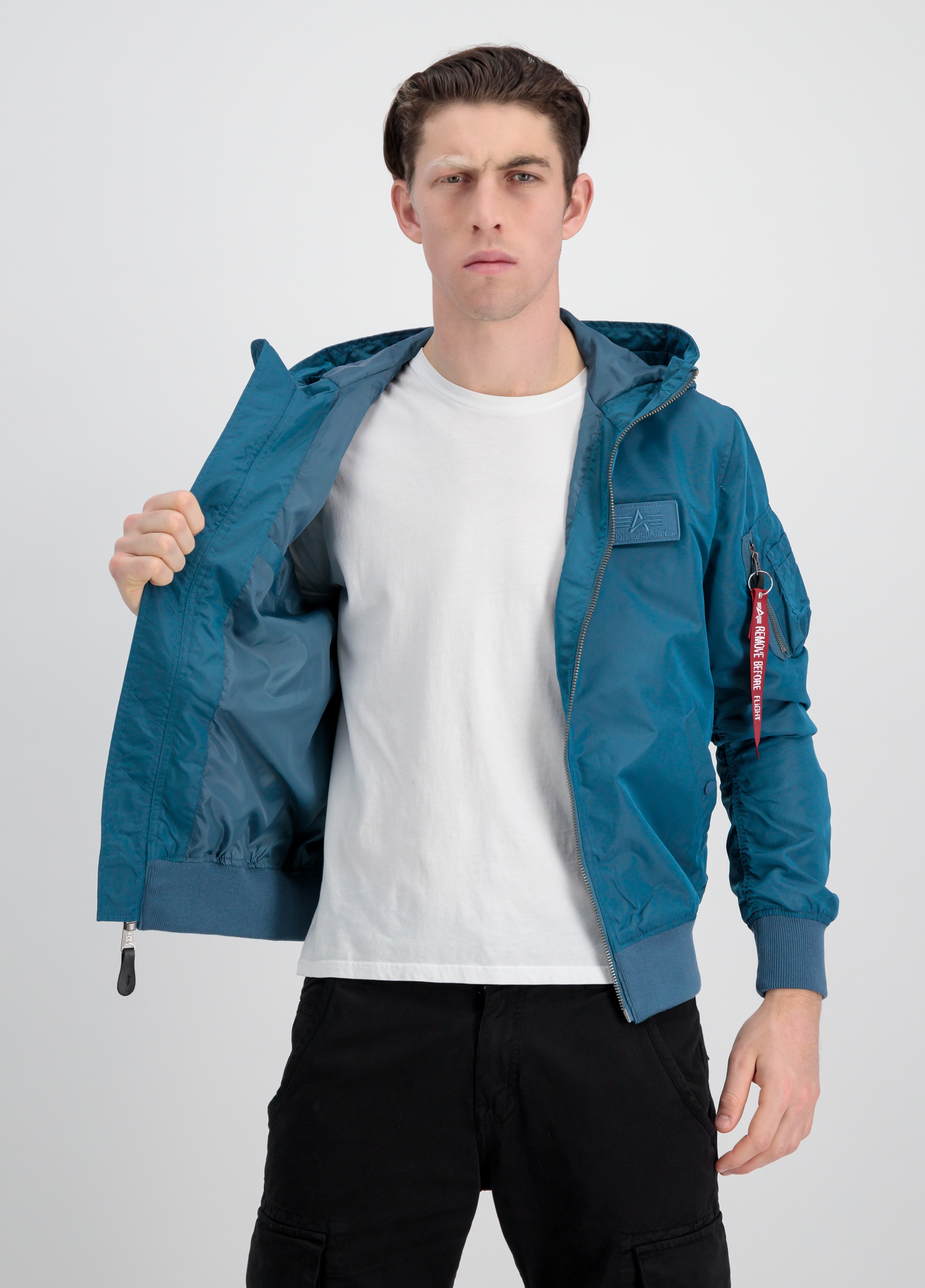 Alpha Industries Bomberjacke »Alpha Industries Men - Bomber Jackets MA-1 LW Hooded«