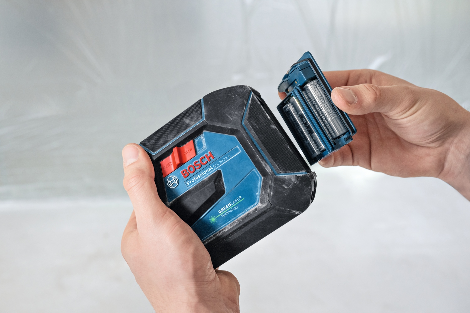 Bosch Professional Linienlaser »GLL 20-22 G Professional«, Dual Power Source