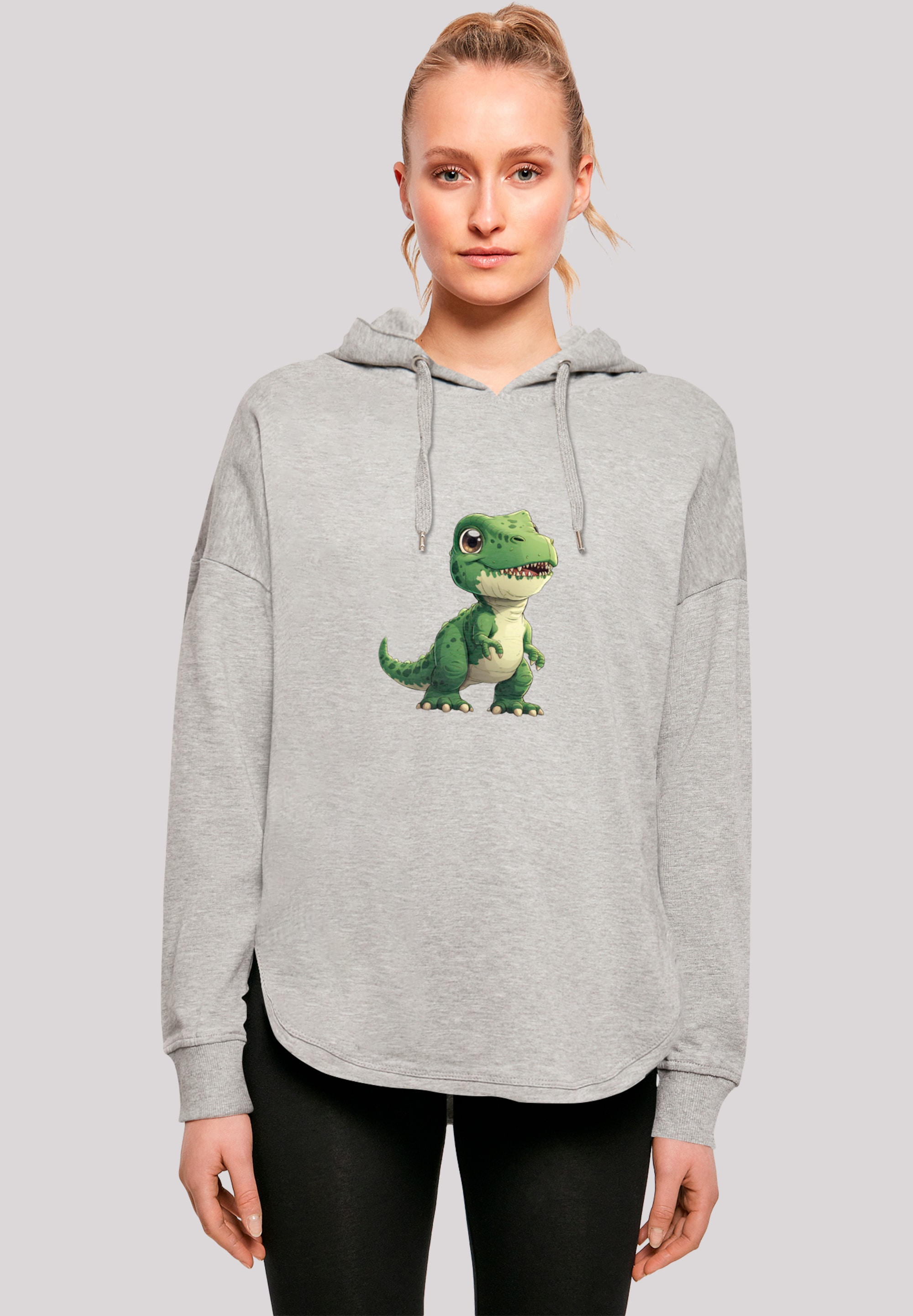F4NT4STIC Kapuzenpullover "Süßer grüner Dino" Premium Qualität günstig online kaufen