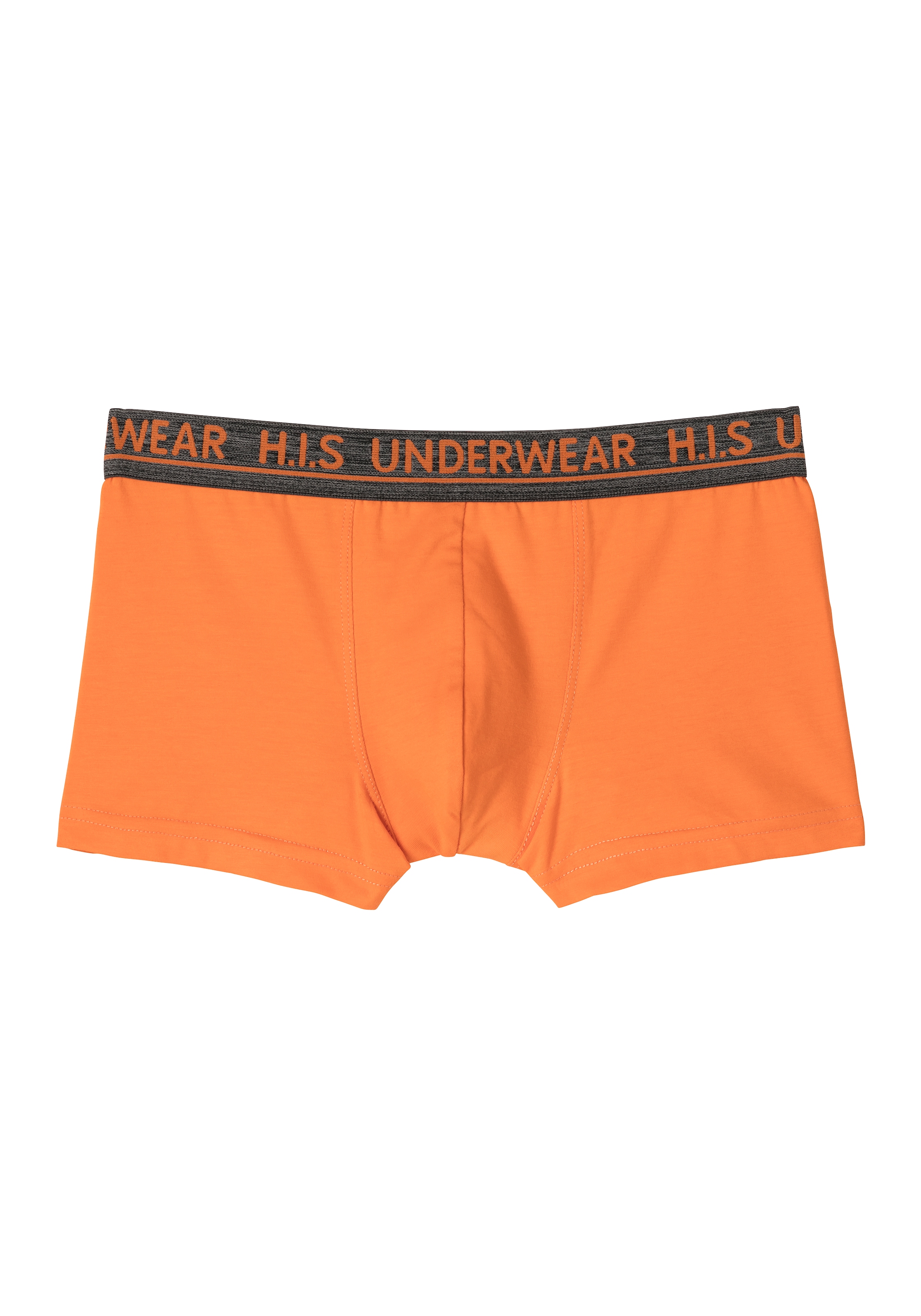 H.I.S Boxer, (Packung, 4 St.), für Jungen mit meliertem Logo Webbund