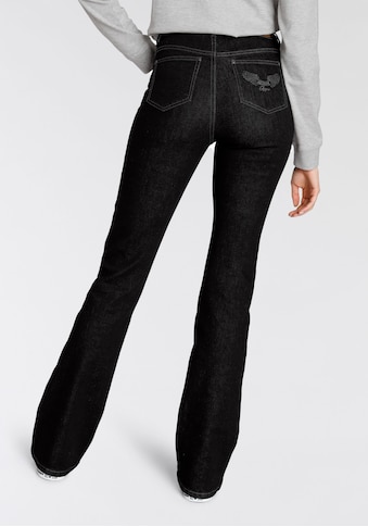 Bootcut-Jeans »Comfort-Fit«, High Waist