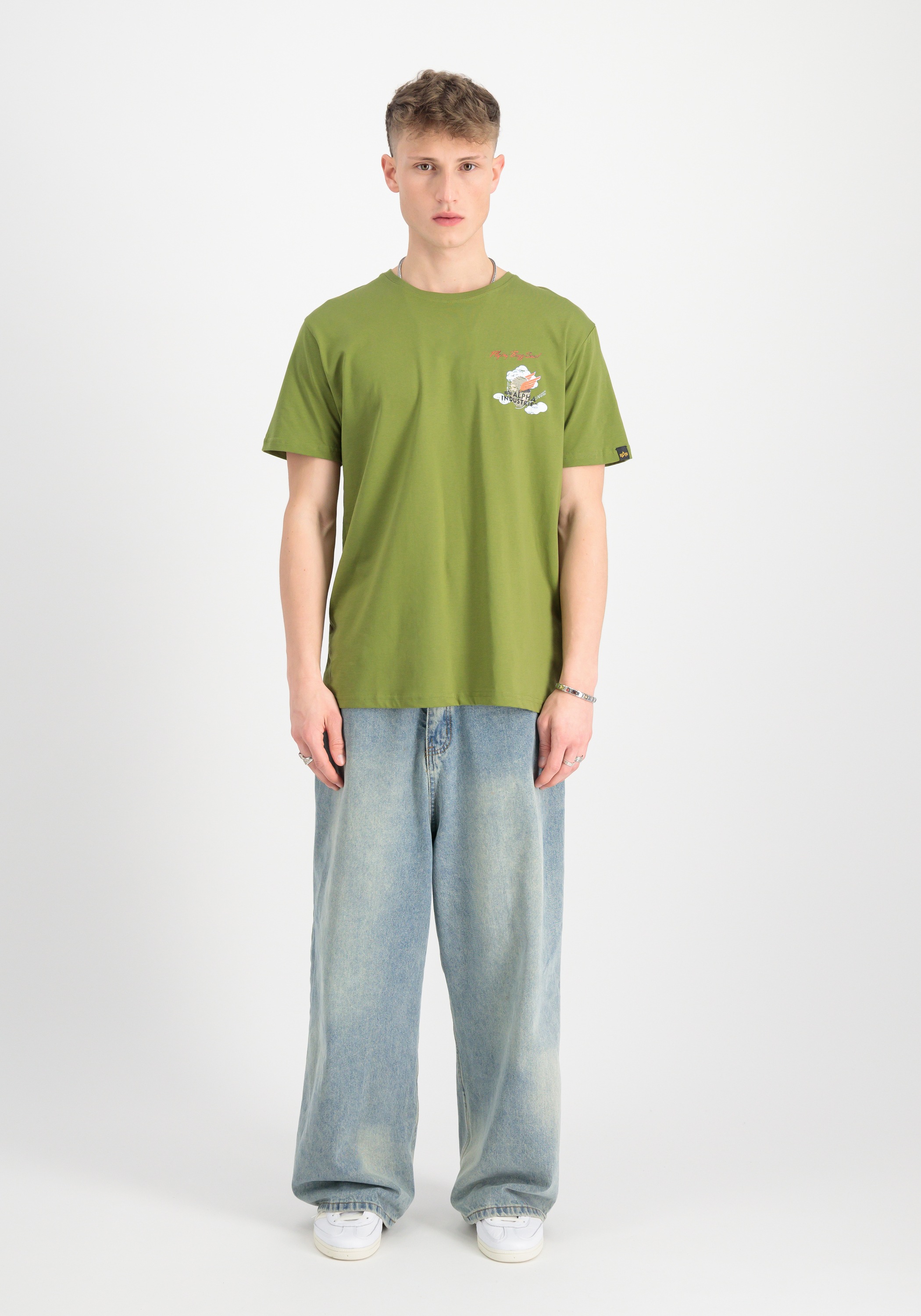 Alpha Industries T-Shirt "Alpha Industries Men - T-Shirts Flying Buzz SL T- günstig online kaufen