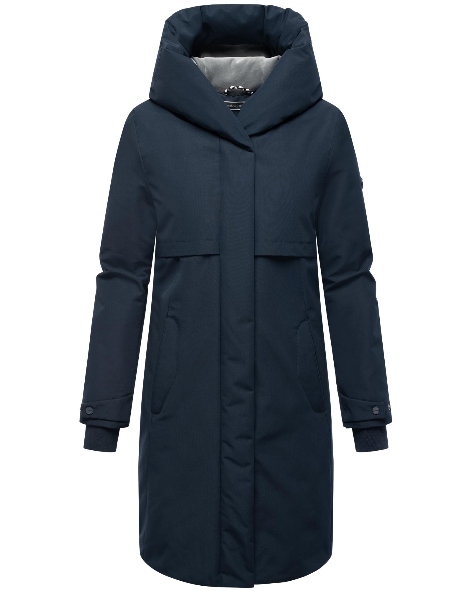 NAVAHOO Damen Wintermantel "Domingaa 14", blau, Gr. XS, Obermaterial: 100% Polyester; Futter 1: 95% Polyester, 5% Elasthan; Futter 2: 100% Polyester;