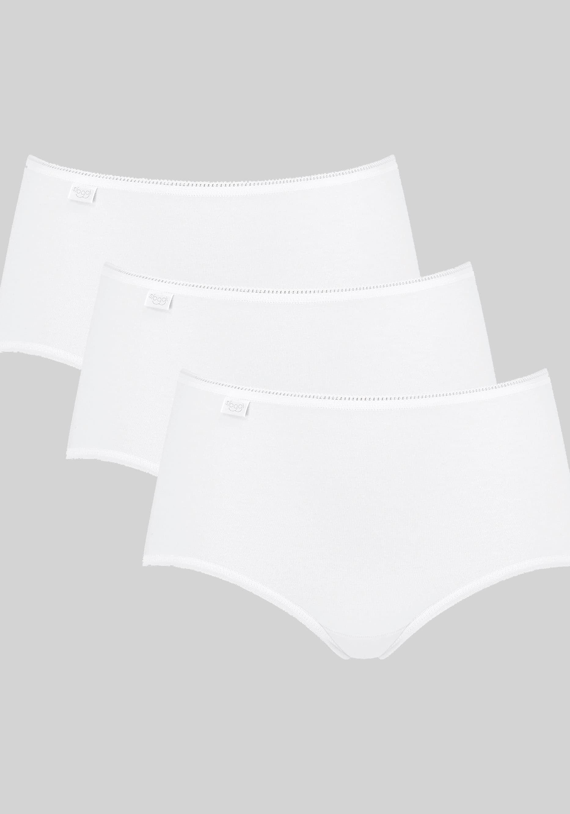 sloggi Midislip "24/7 Cotton Midi C3P", (3er Pack), Elastikbund mit Spitze, günstig online kaufen