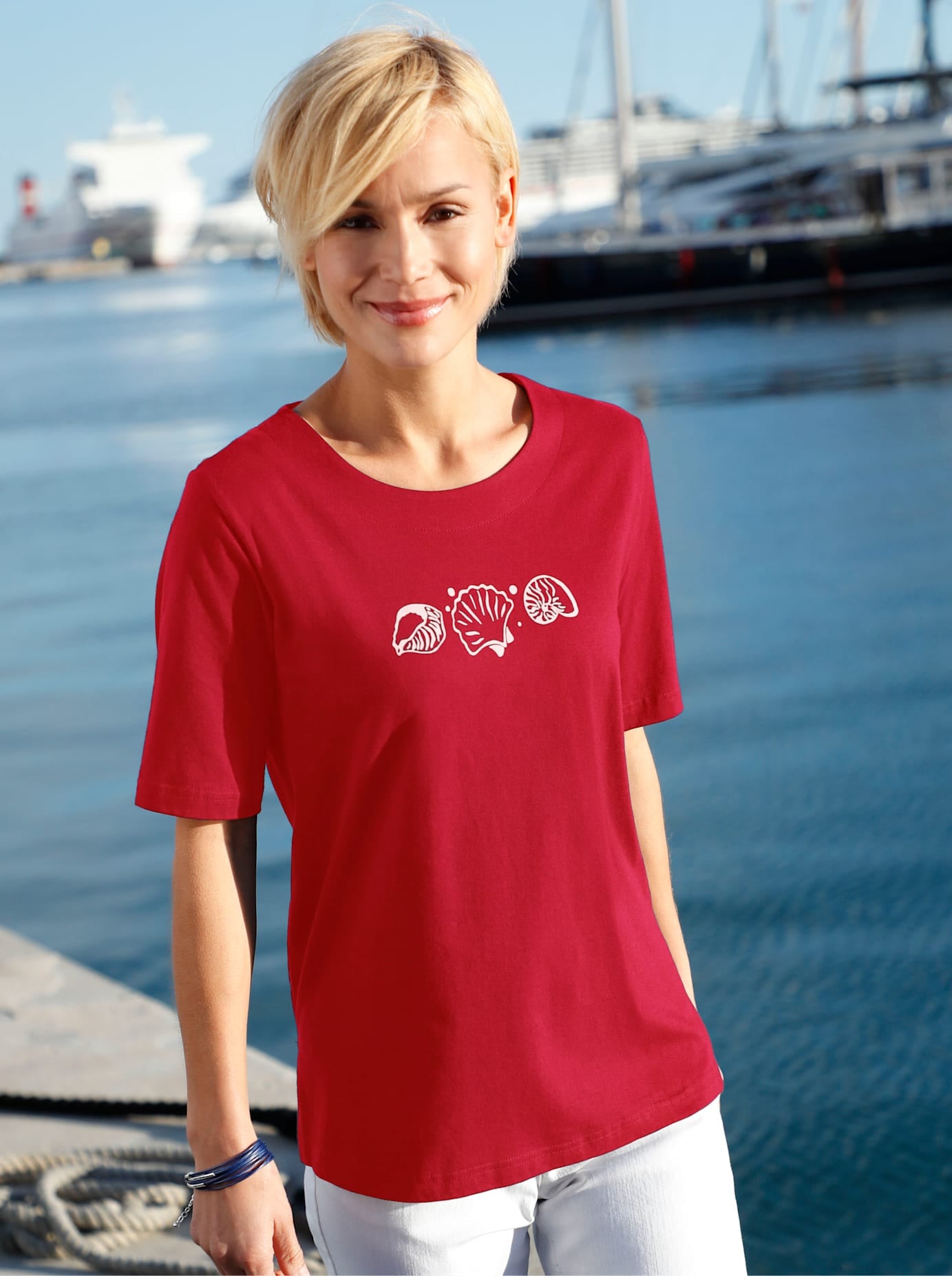 Casual Looks Kurzarmshirt "Shirt" 1 Stk. günstig online kaufen
