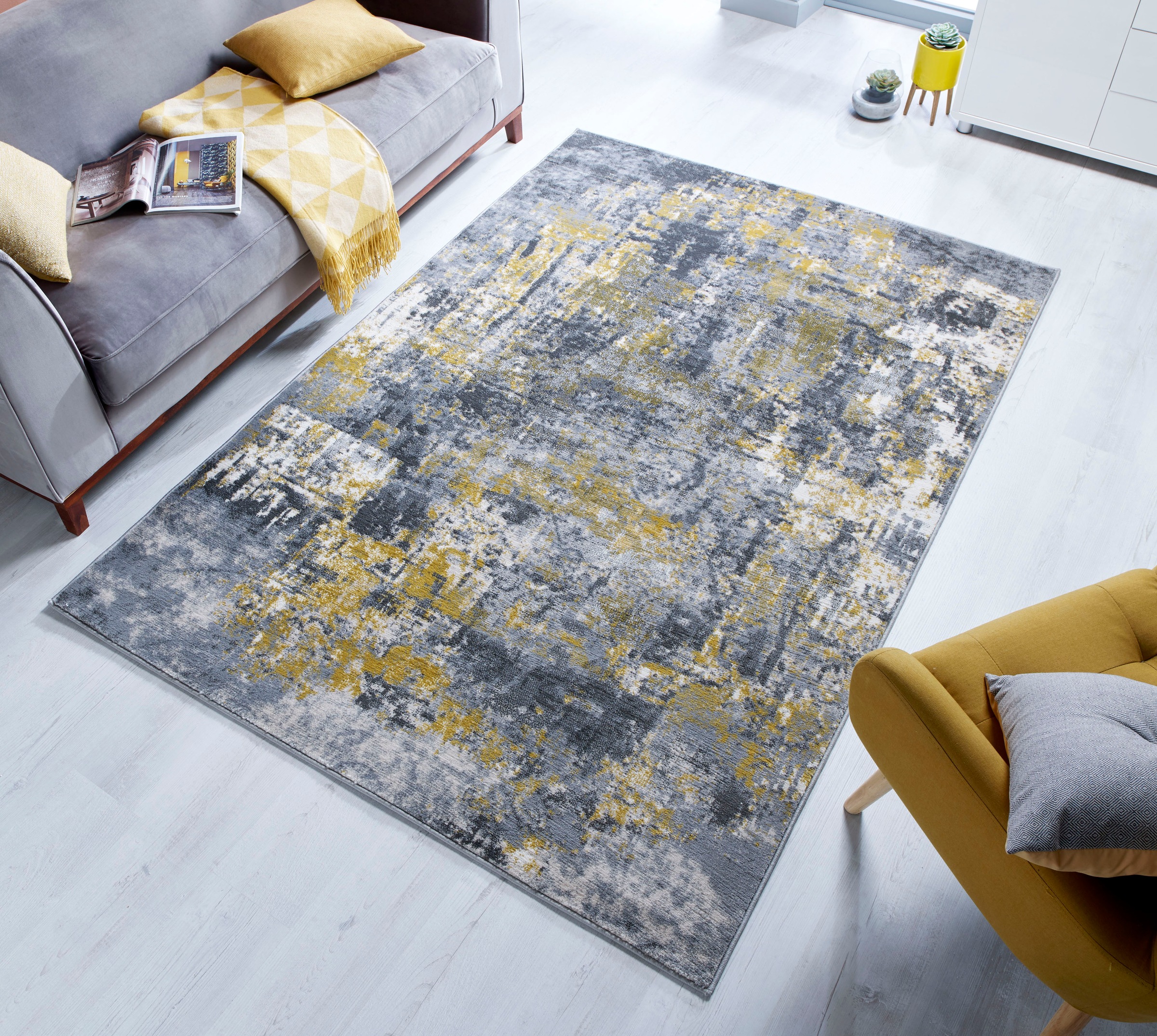 FLAIR RUGS Teppich "Wonderlust" rechteckig 10 mm Höhe fußbodenheizungsgeeig günstig online kaufen