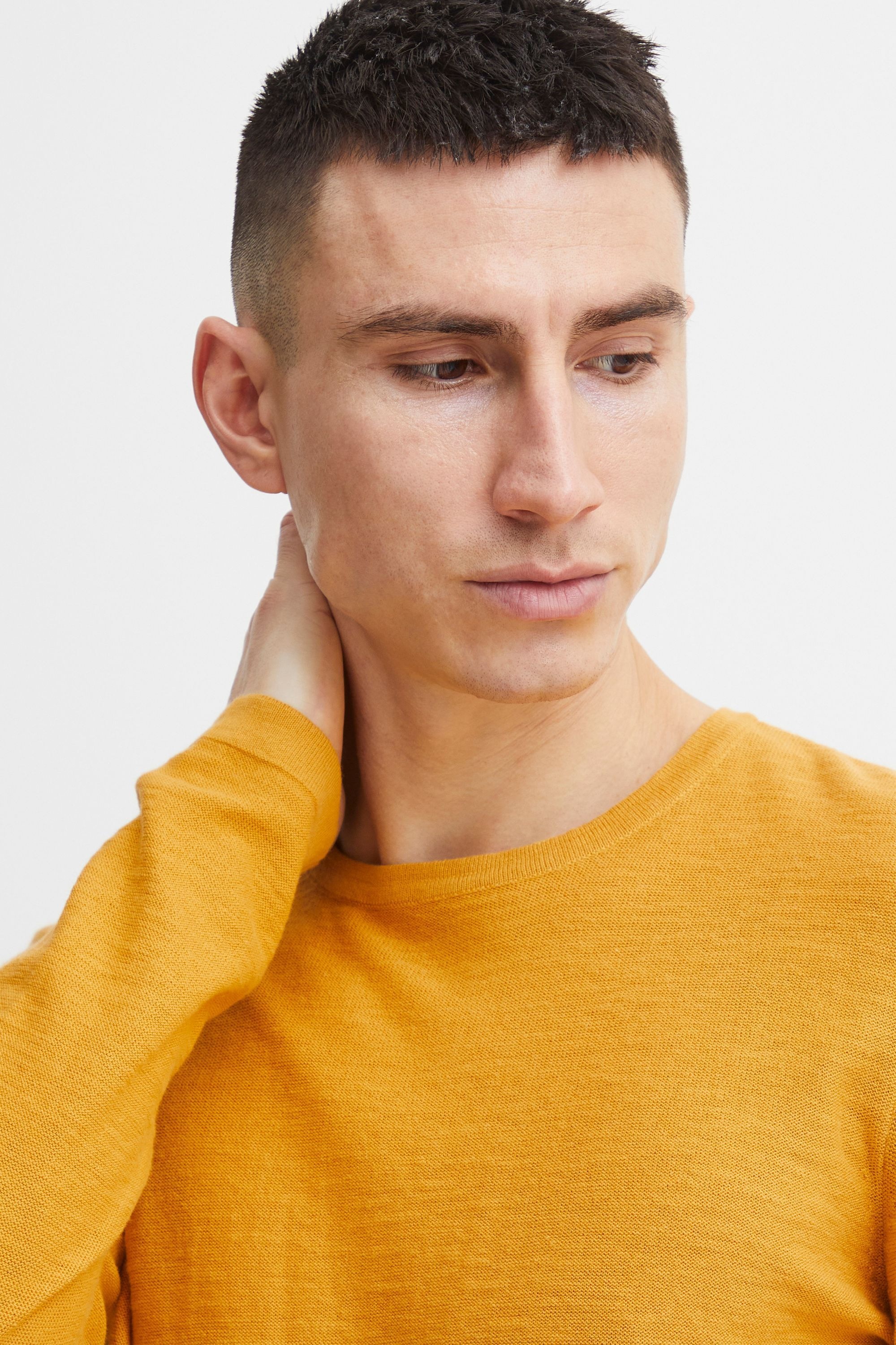 Blend Strickpullover »BHPullover« Stilvoller Feinstrick-Pullover mit Rundhalsausschnitt