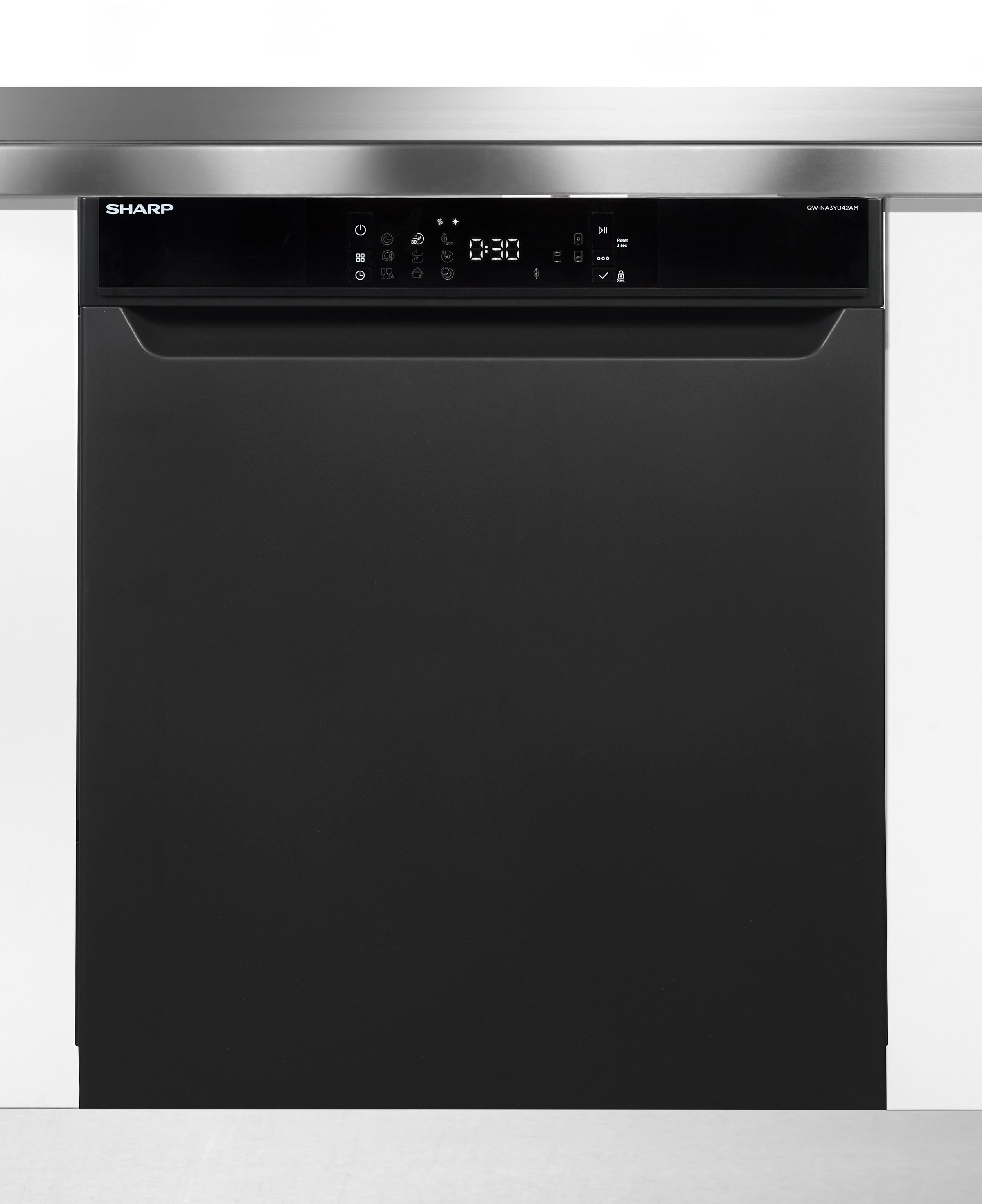 Sharp Unterbaugeschirrspüler "QW-NA3YU42AM-DE" 9,2 l 14 Maßgedecke günstig online kaufen