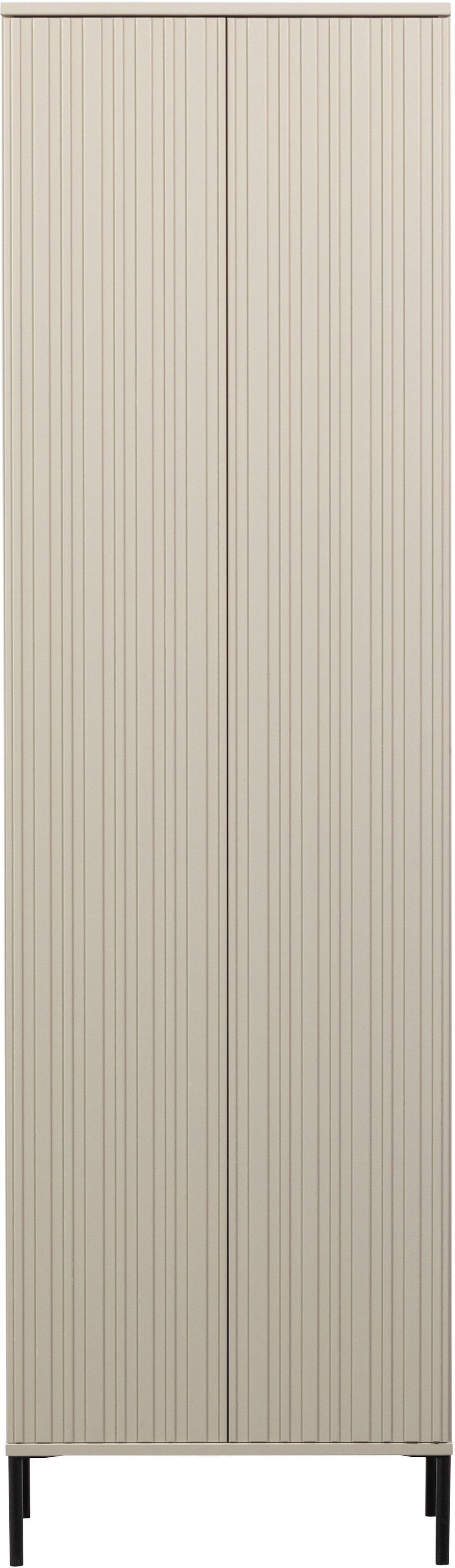 WOOOD Highboard »WOOOD NEW GRAVURE SCHRANK MIT SCHUBLADEN KIEFER DUST [fsc]« Gravure New Hochschrank von WOOOD mit Stauraum, Stil und Push-to-Open