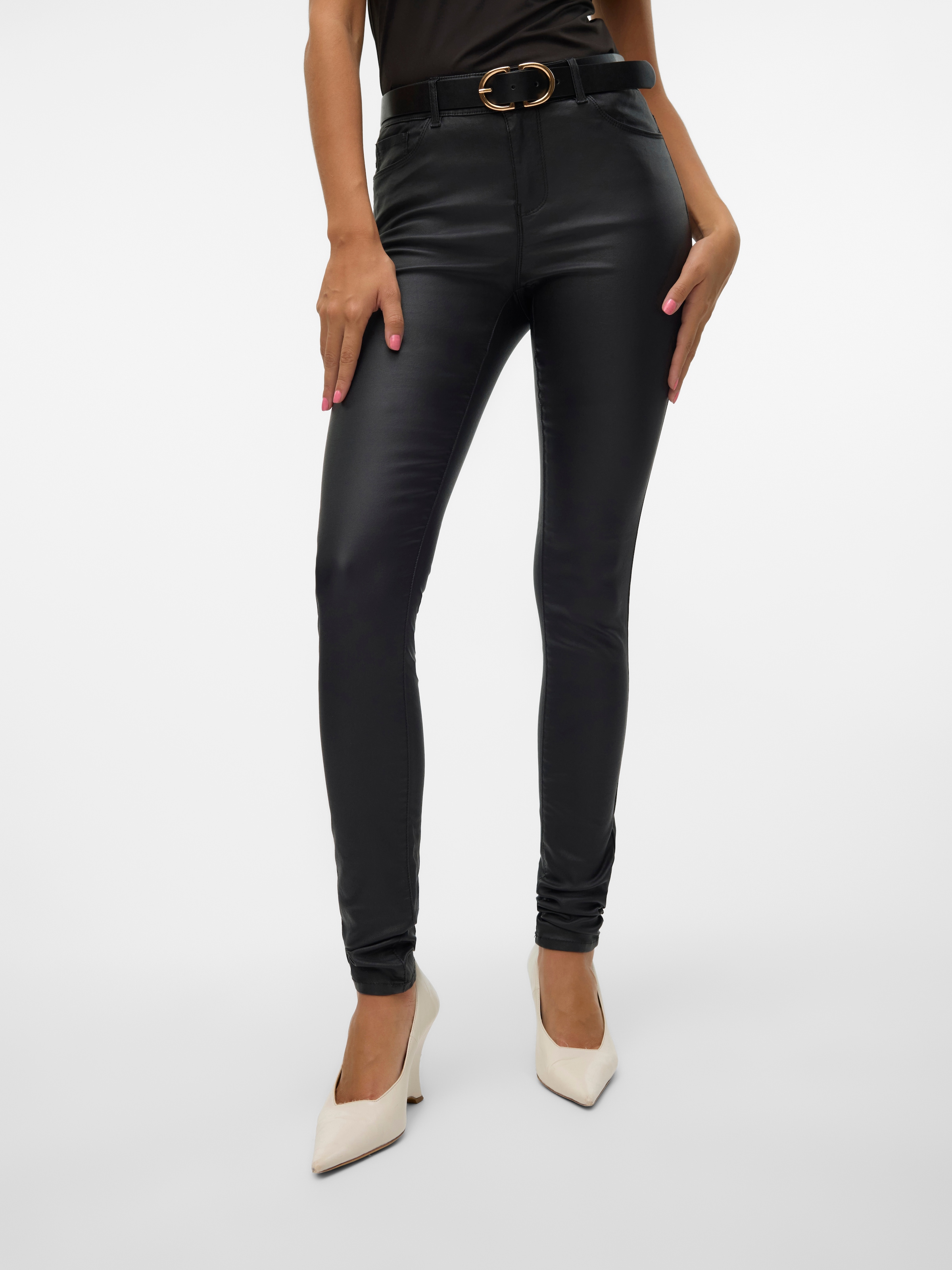 Vero Moda Stretch-Hose "VMSEVEN COATED"