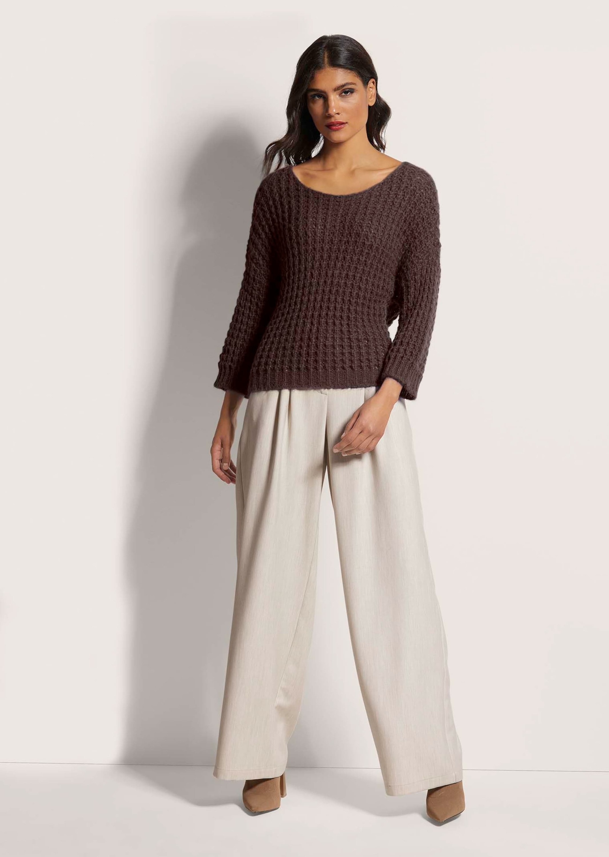 MADELEINE Longpullover »Pullover Pullover mit Pailletten«